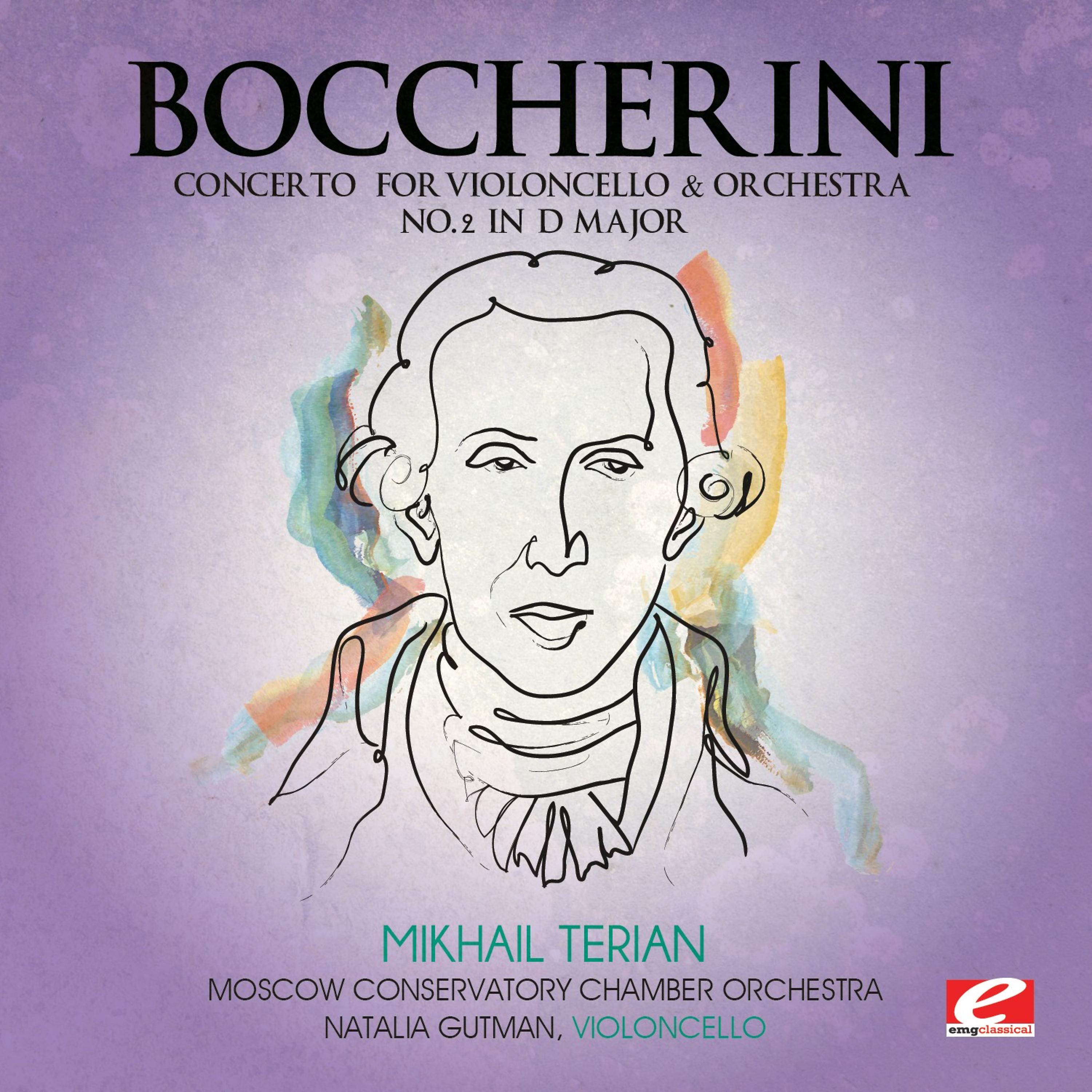 Постер альбома Boccherini: Concerto for Violoncello and Orchestra No. 2 in D Major (Digitally Remastered)