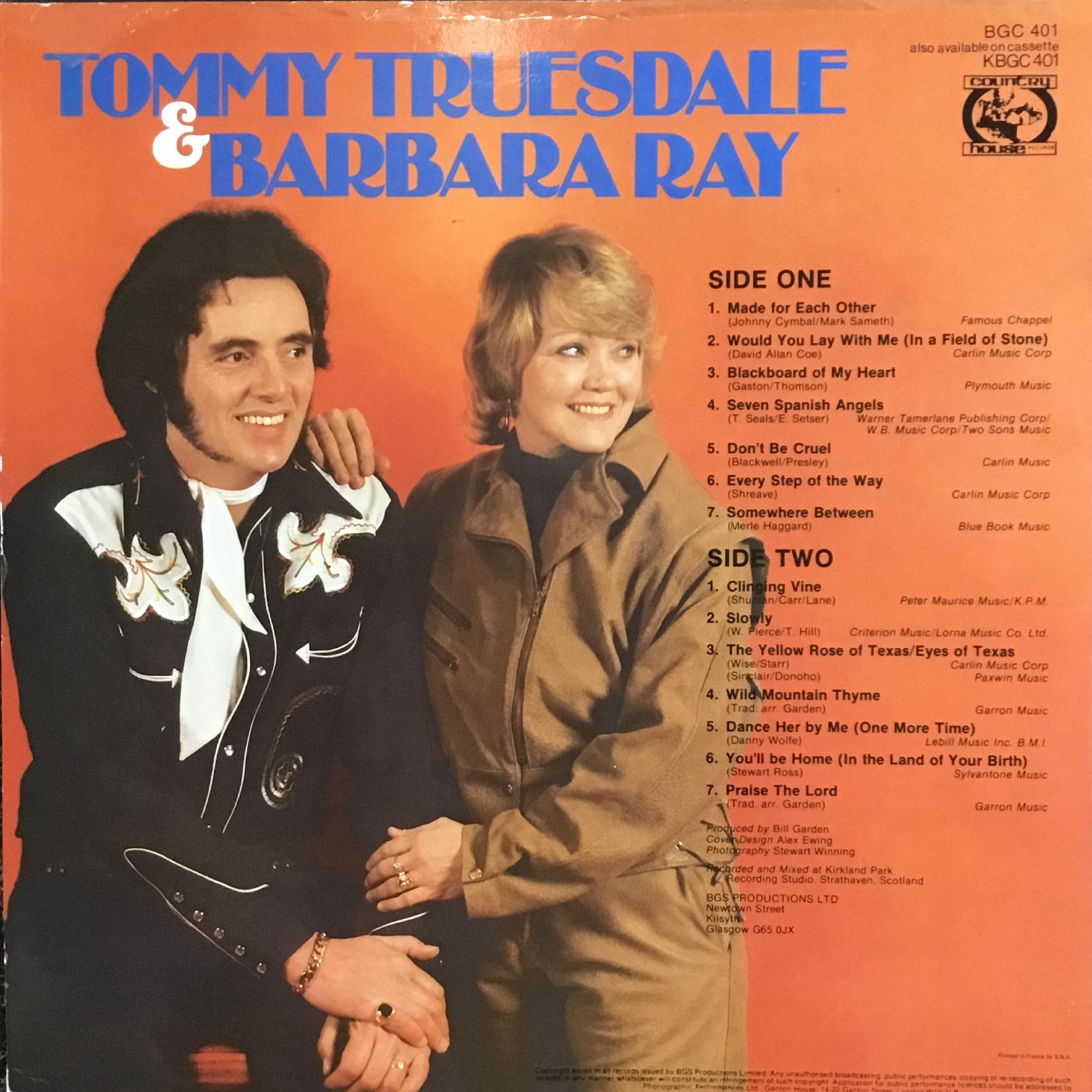 Постер альбома Tommy Truesdale & Barbara Ray Sing Country
