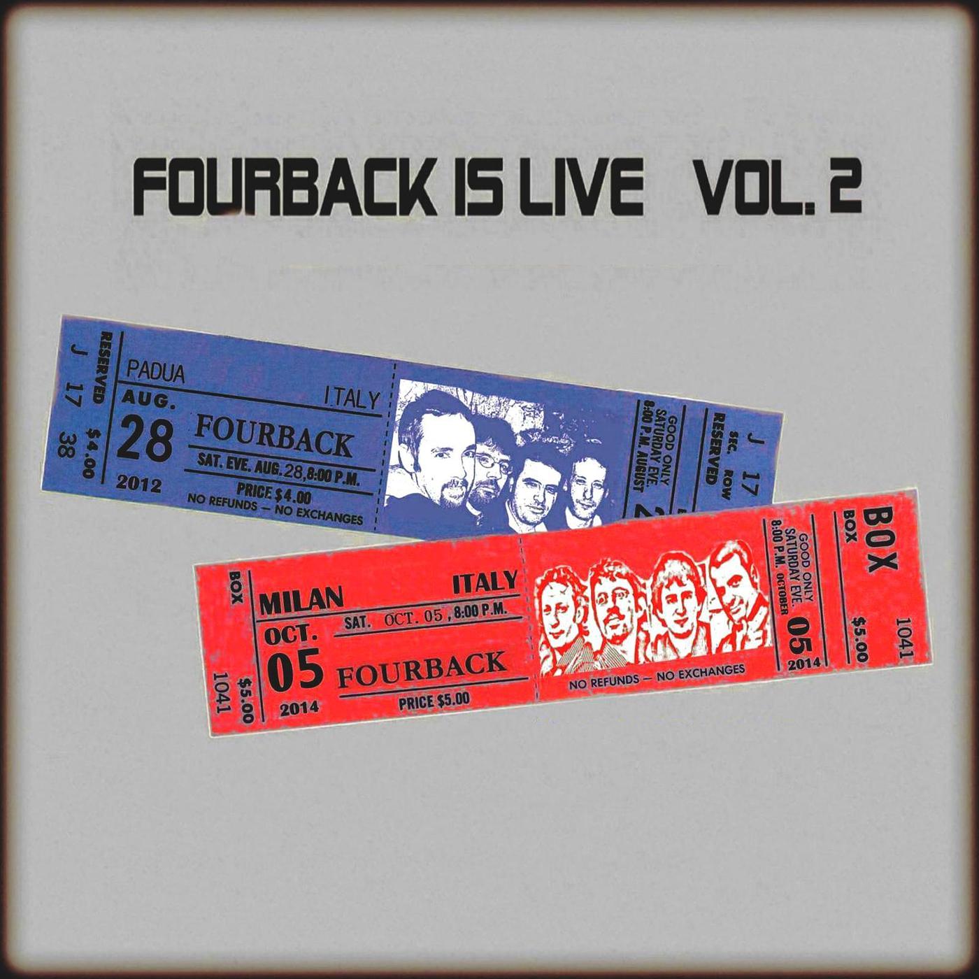Постер альбома Fourback Is Live, Vol. 2