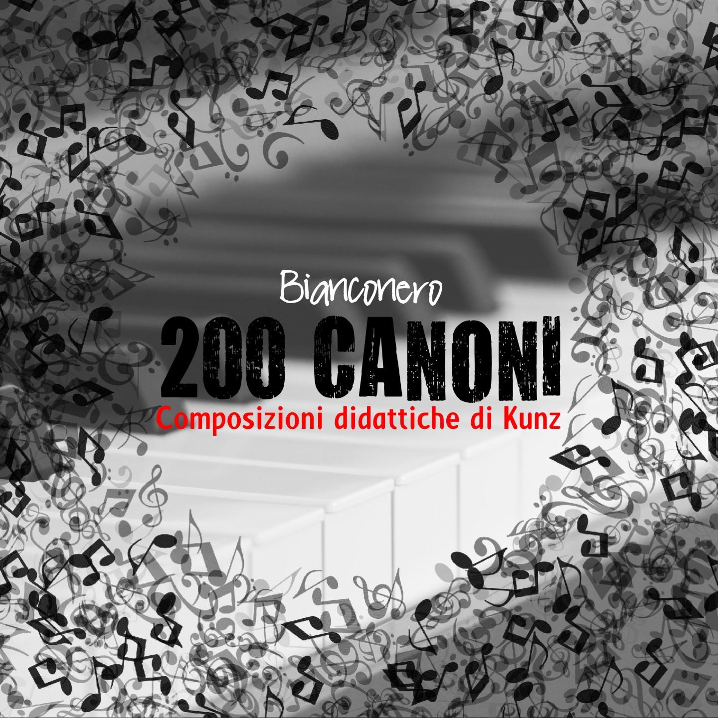 Постер альбома 200 canoni - composizioni didattiche di kunz