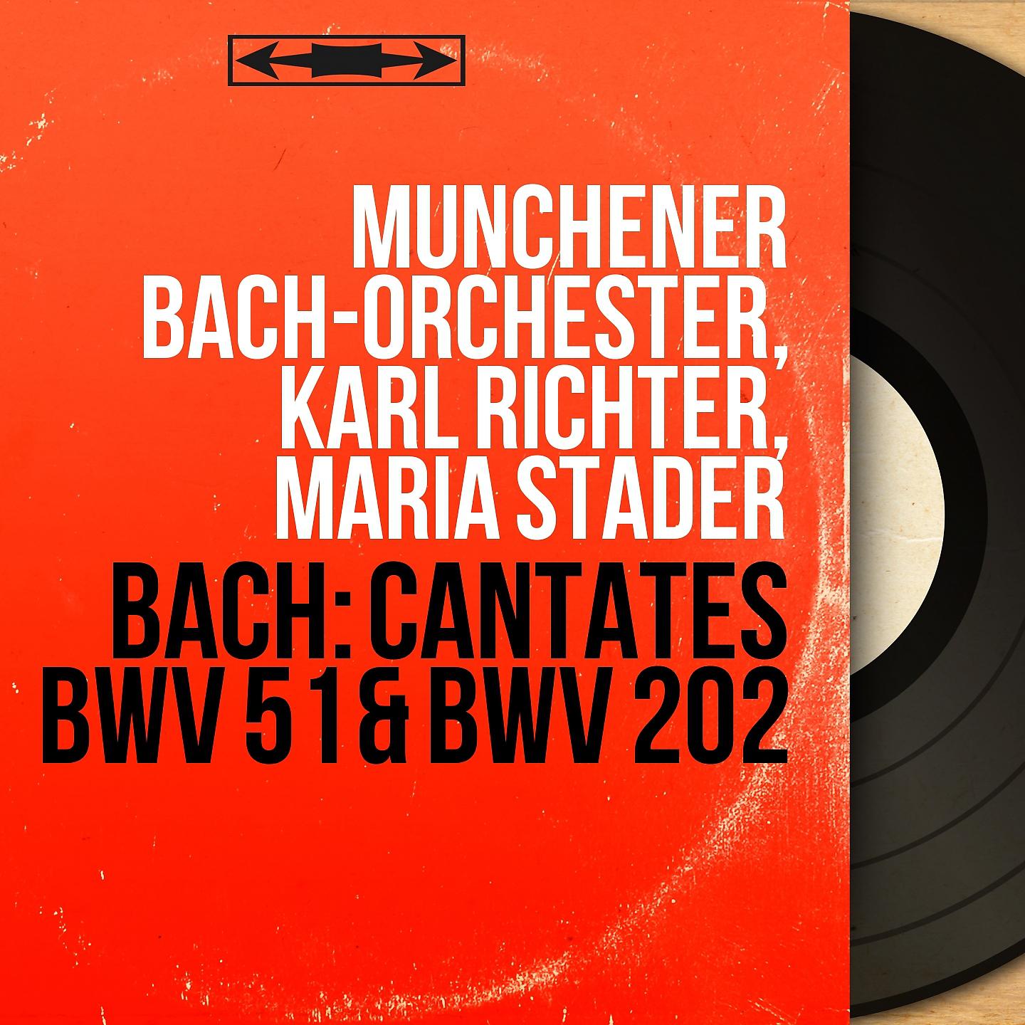 Постер альбома Bach: Cantates BWV 51 & BWV 202