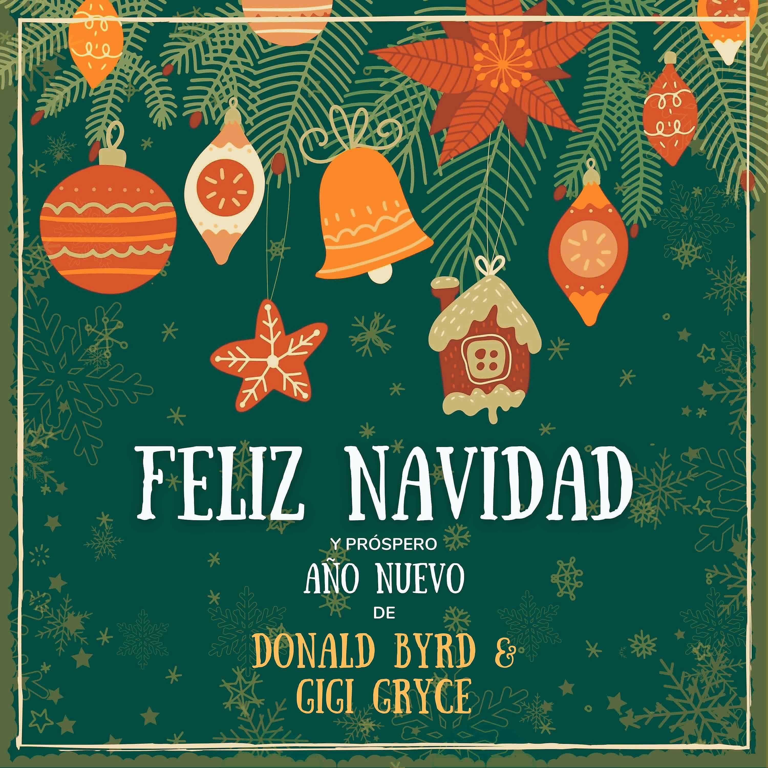 Постер альбома Feliz Navidad y próspero Año Nuevo de Donald Byrd & Gigi Gryce