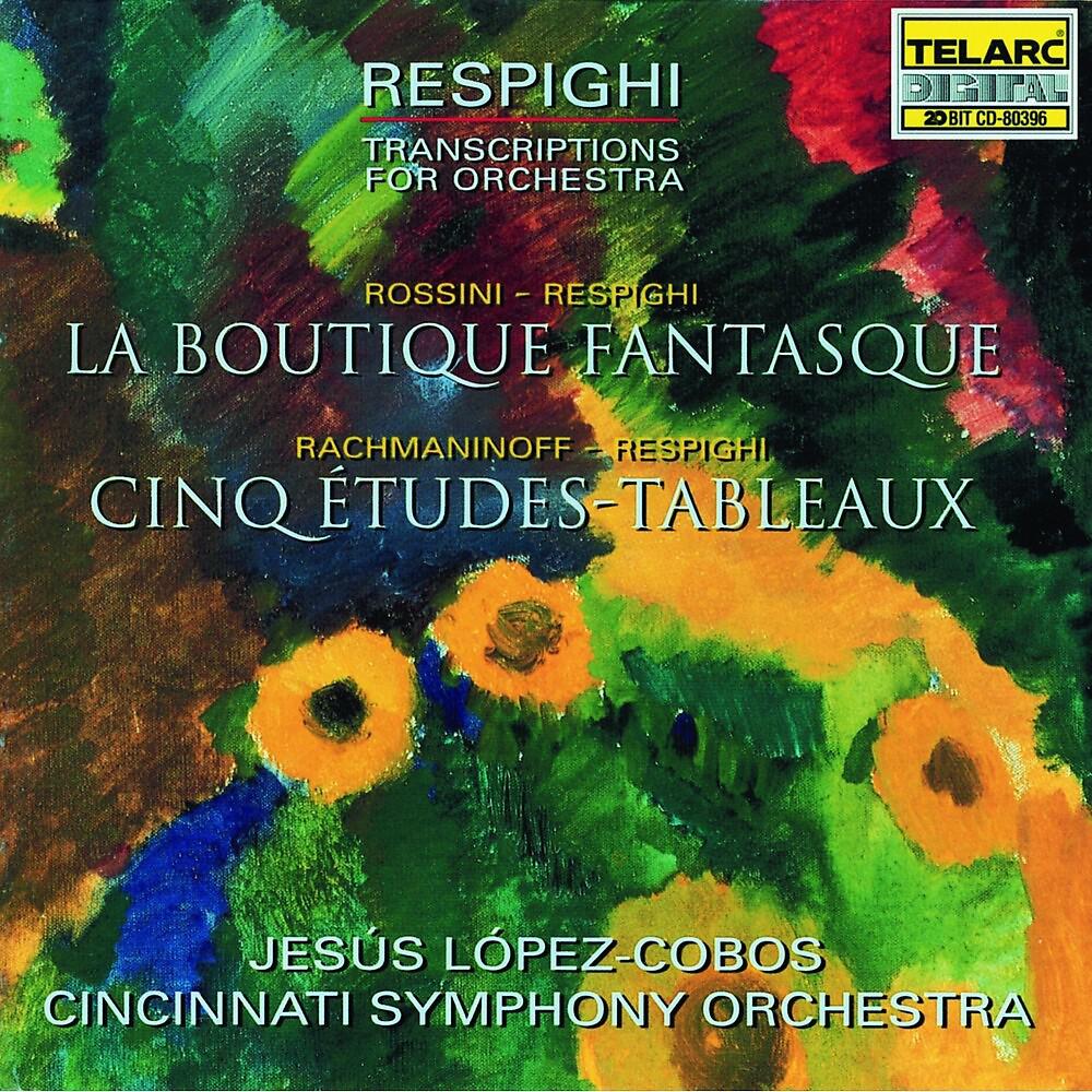 Постер альбома Respighi Transcriptions For Orchestra:  Rossini: La Boutique Fantasque & Rachmaninoff: Etude Tableau