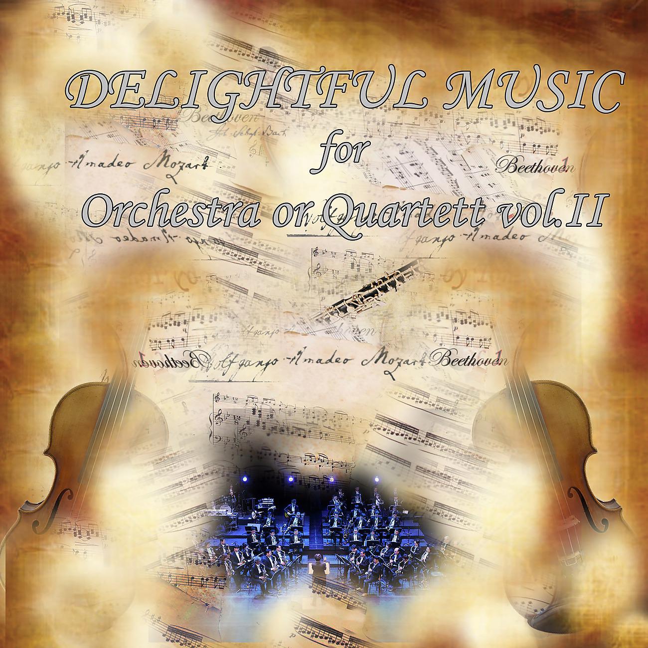 Постер альбома Delightful Music for Orchestra or Quartet, vol.2