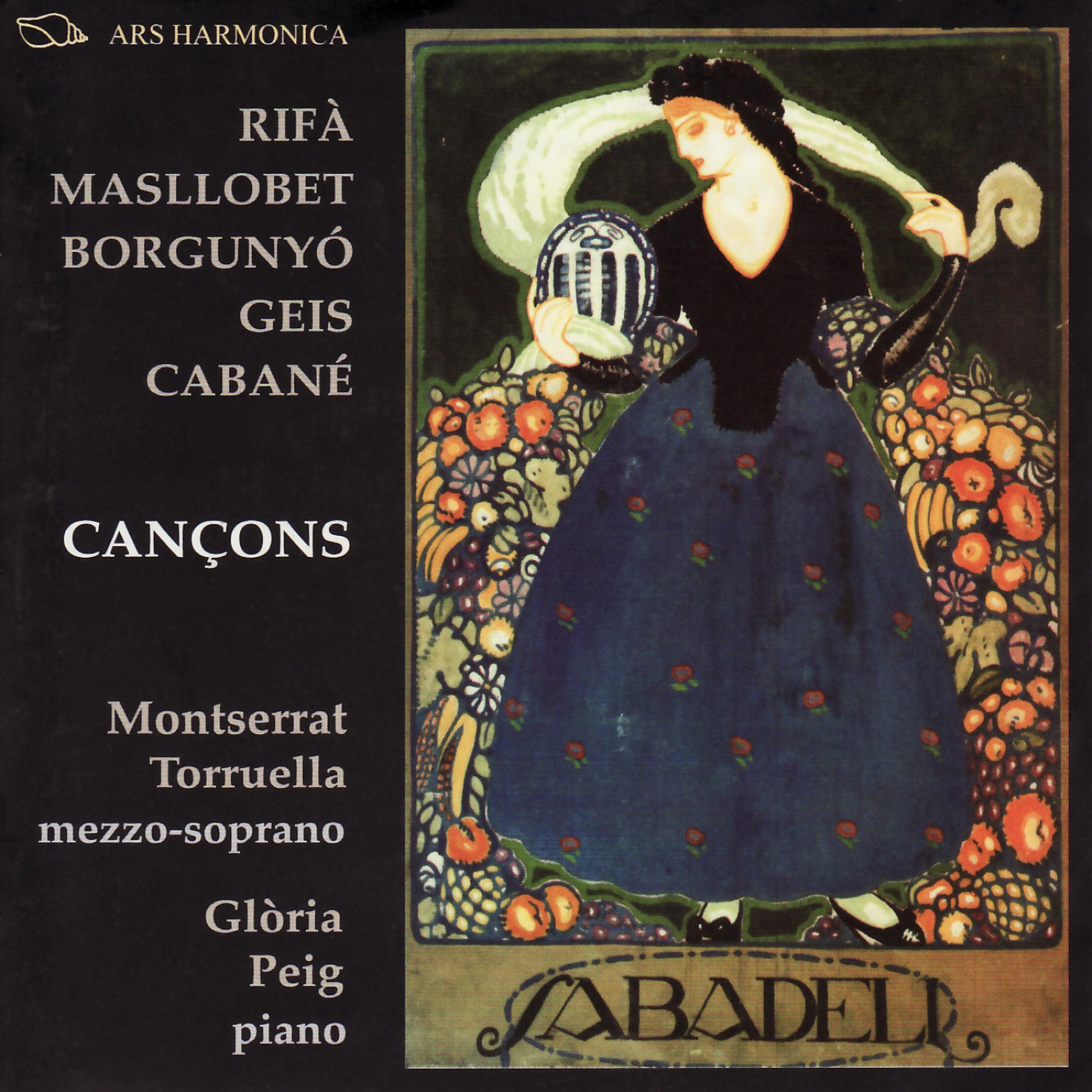 Постер альбома Cançons de compositors sabadellencs - Rifà, Masllobet, Borgunyó, Geis, Cabané