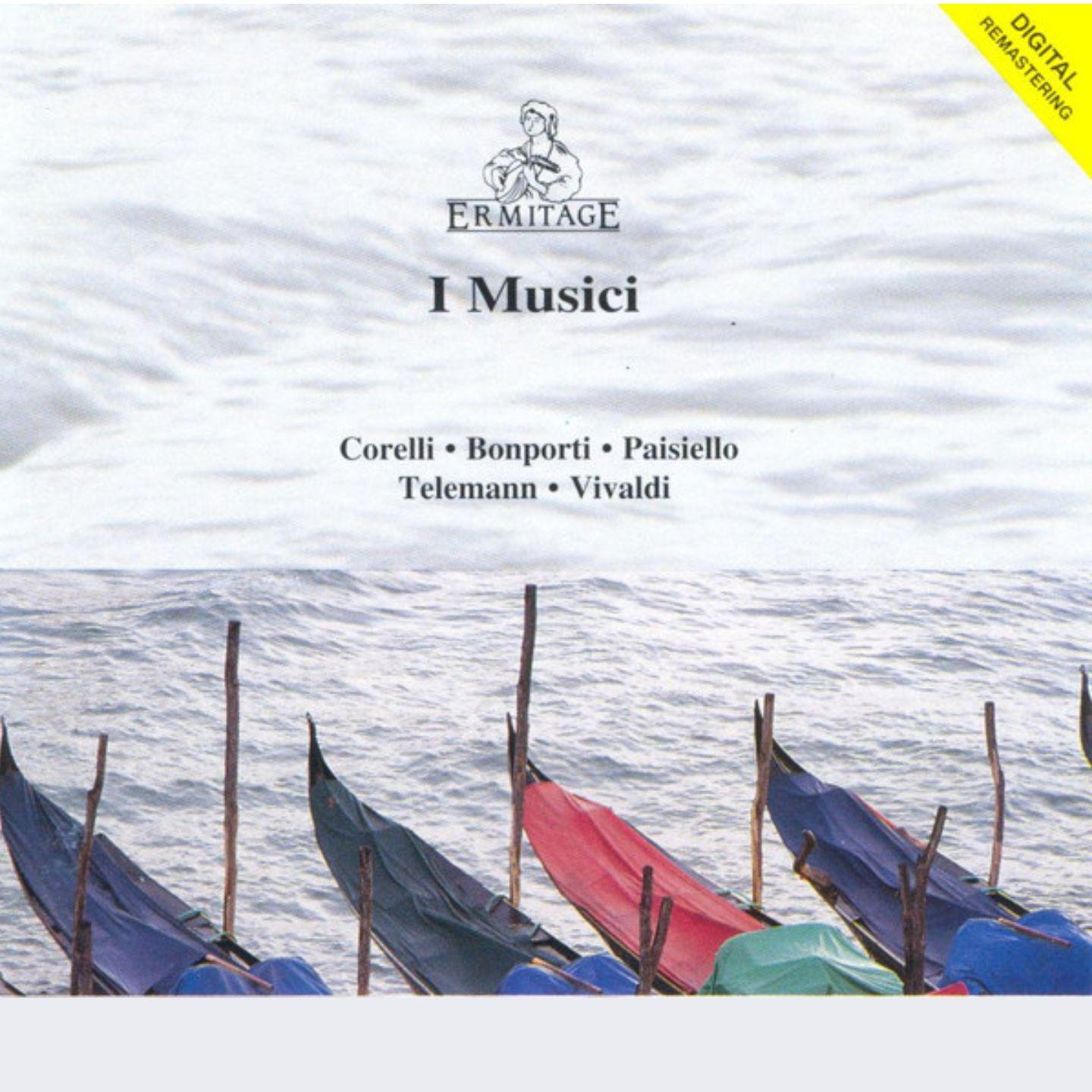 Постер альбома I Musici : Corelli • Bonporti • Paisiello • Telemann • Vivaldi