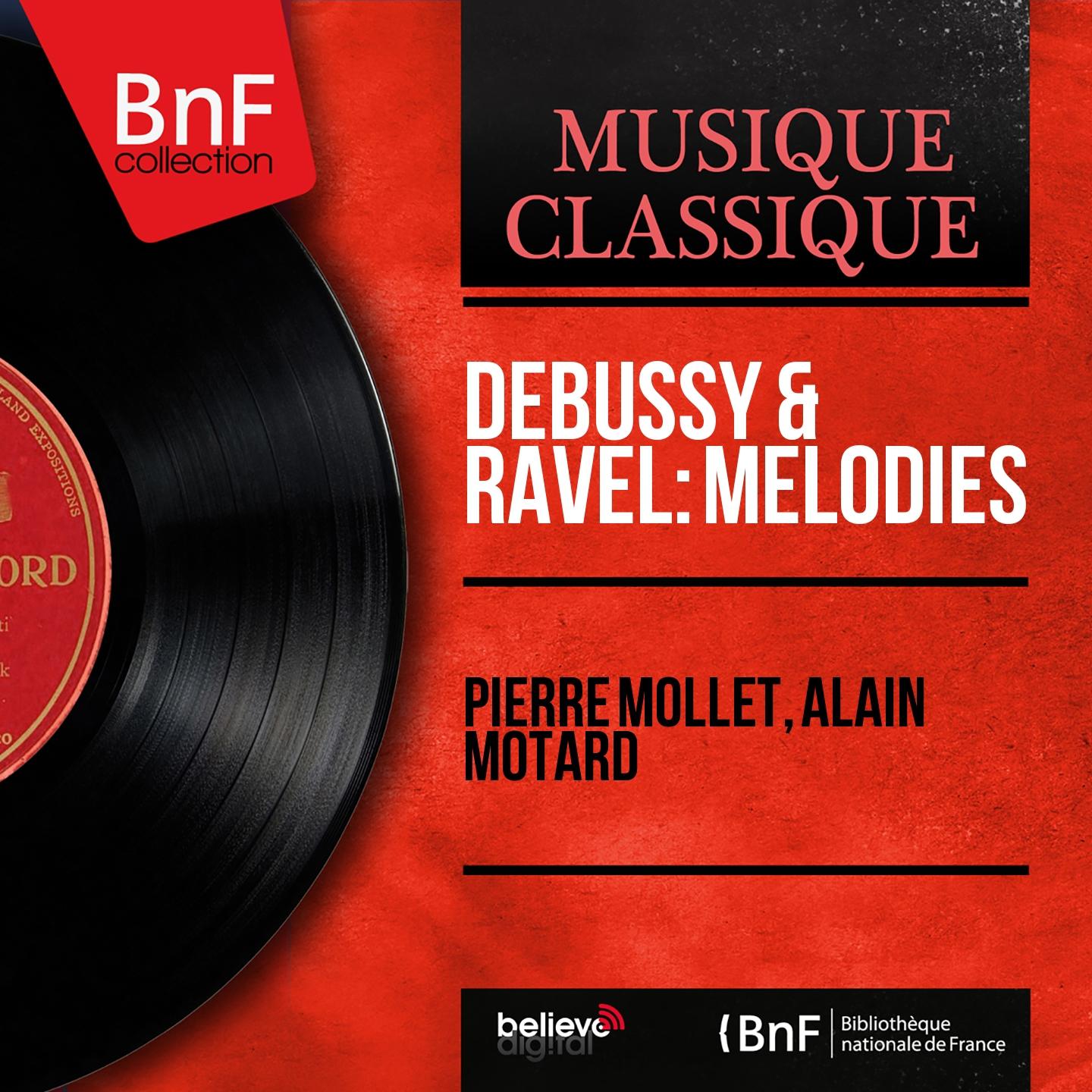 Постер альбома Debussy & Ravel: Mélodies (Mono Version)
