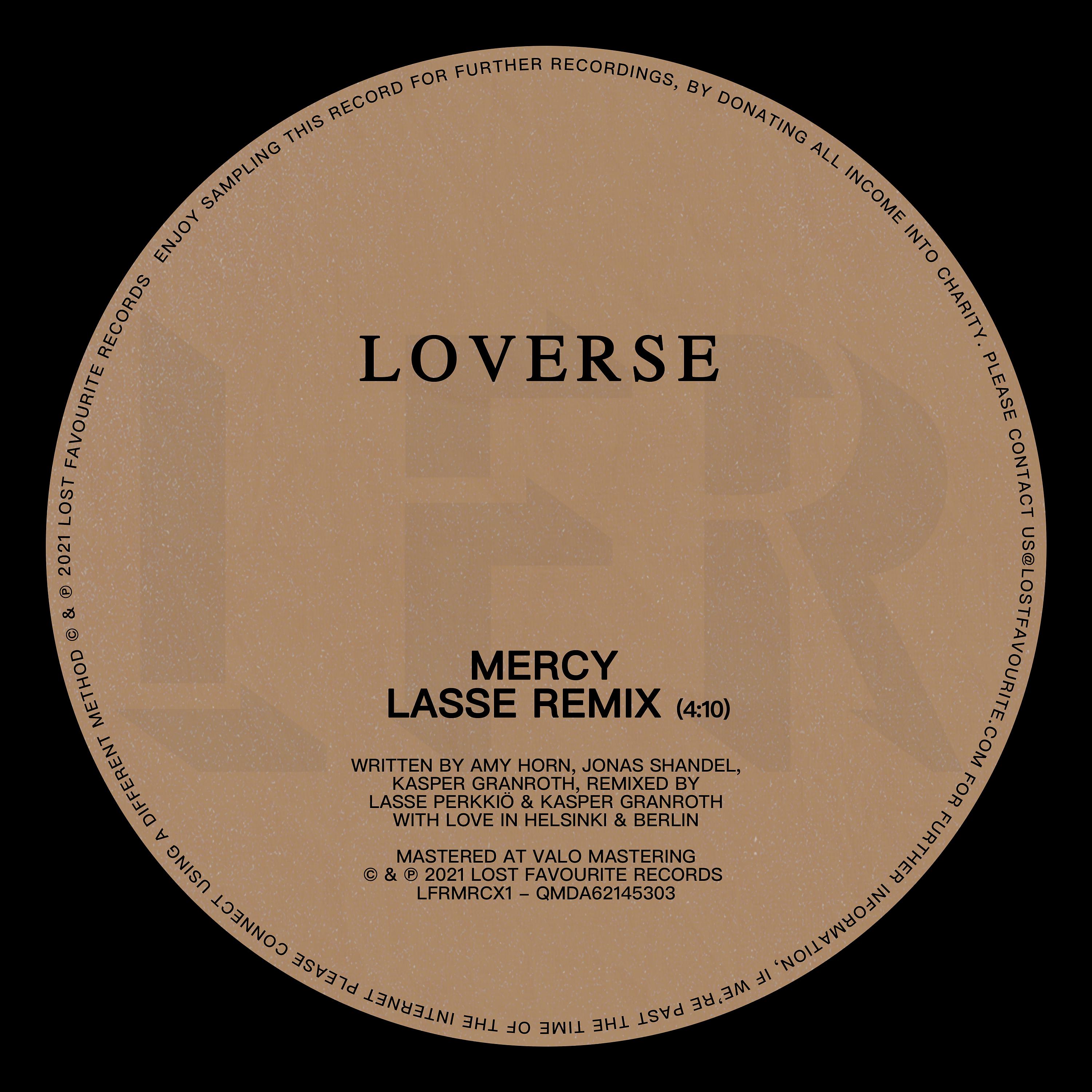 Постер альбома Mercy (Lasse Remix)