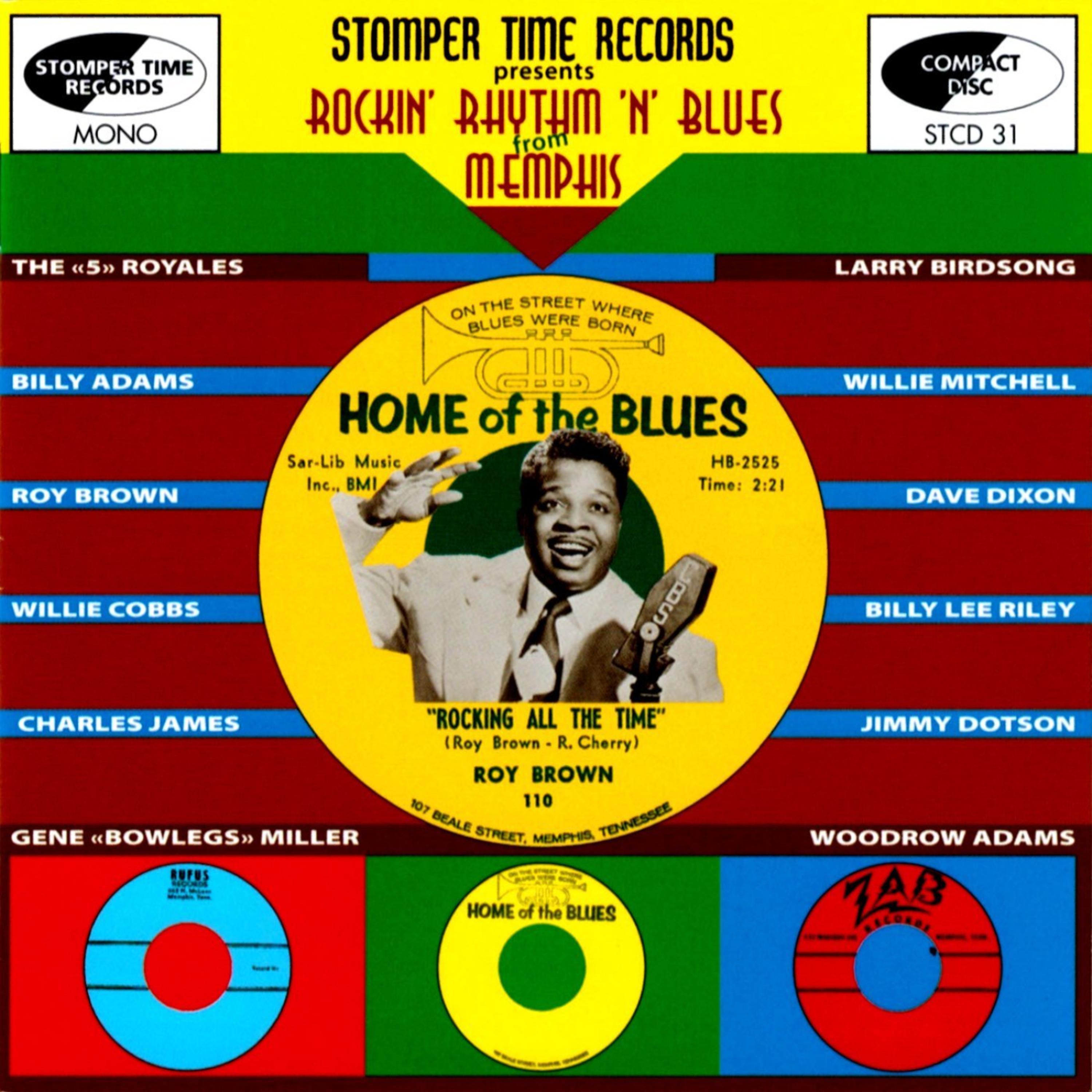 Постер альбома Rockin' Rhythm 'n' Blues from MEMPHIS