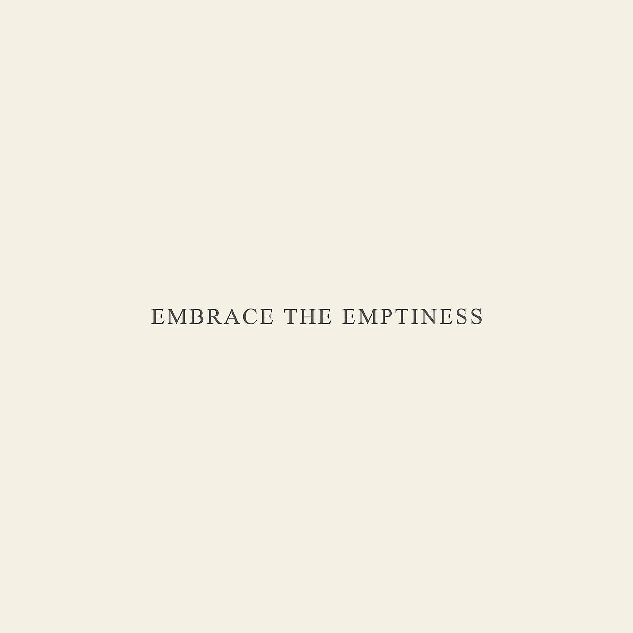Постер альбома Embrace the Emptiness