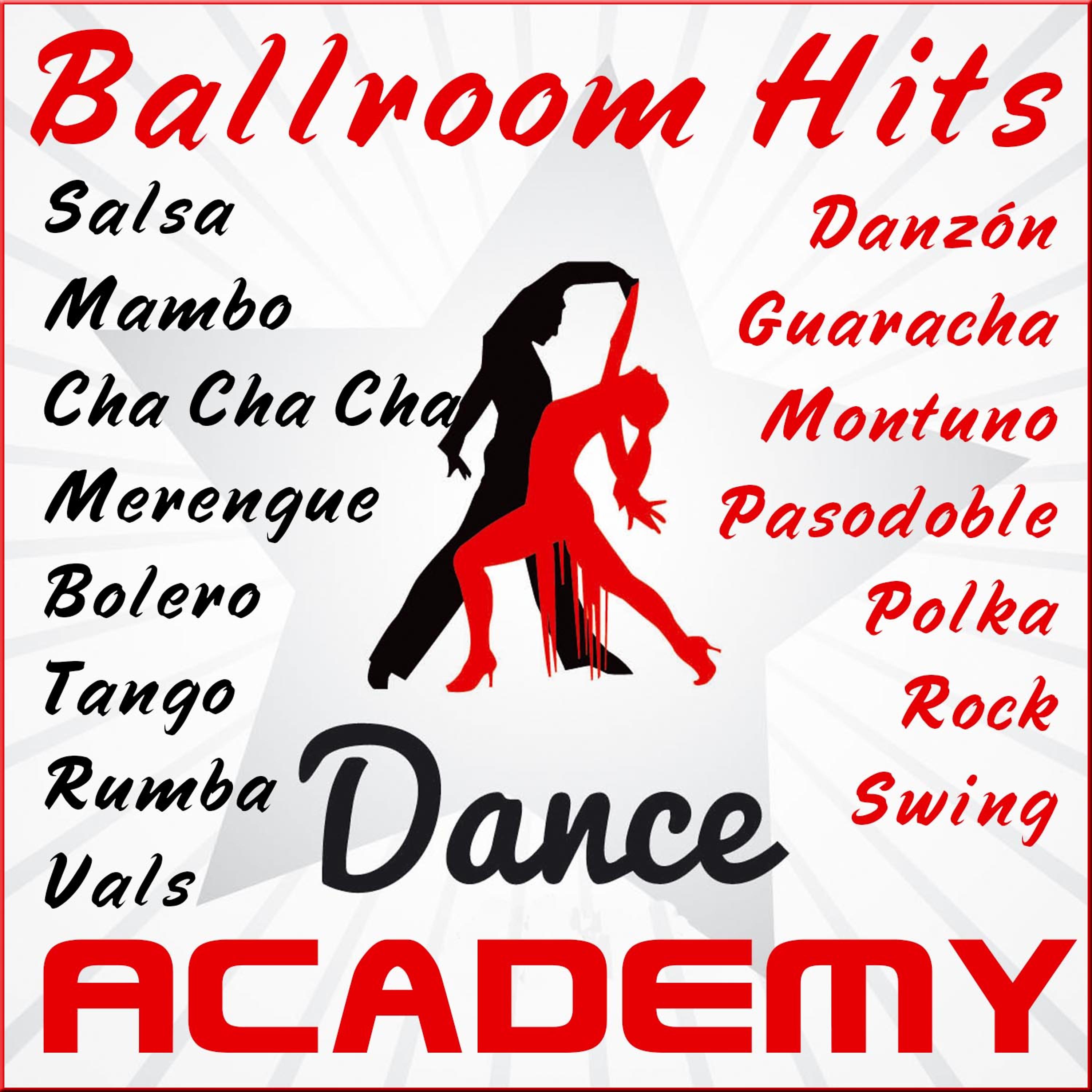 Постер альбома Dance Academy: Ballroom Hits (Salsa,Mambo,Merengue,Bolero,Tango,Rumba,Vals,Cha Cha Cha,Danzón,Guaracha,Montuno,Pasodoble,Polka,Rock,Swing)