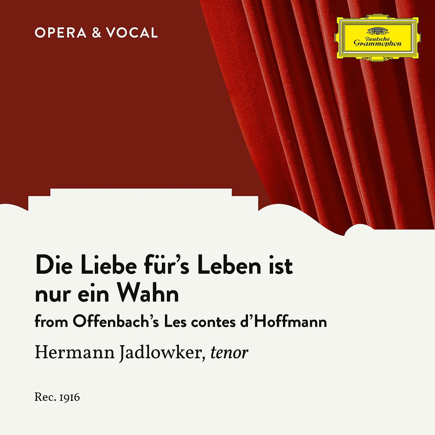 Постер альбома Offenbach: Les contes d’Hoffmann: Die Liebe für's Leben ist nur ein Wahn