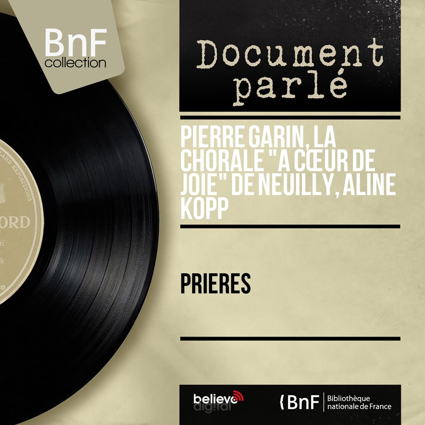 Постер альбома Prières