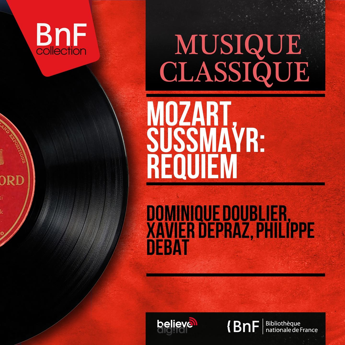 Постер альбома Mozart, Süssmayr: Requiem (Mono Version)