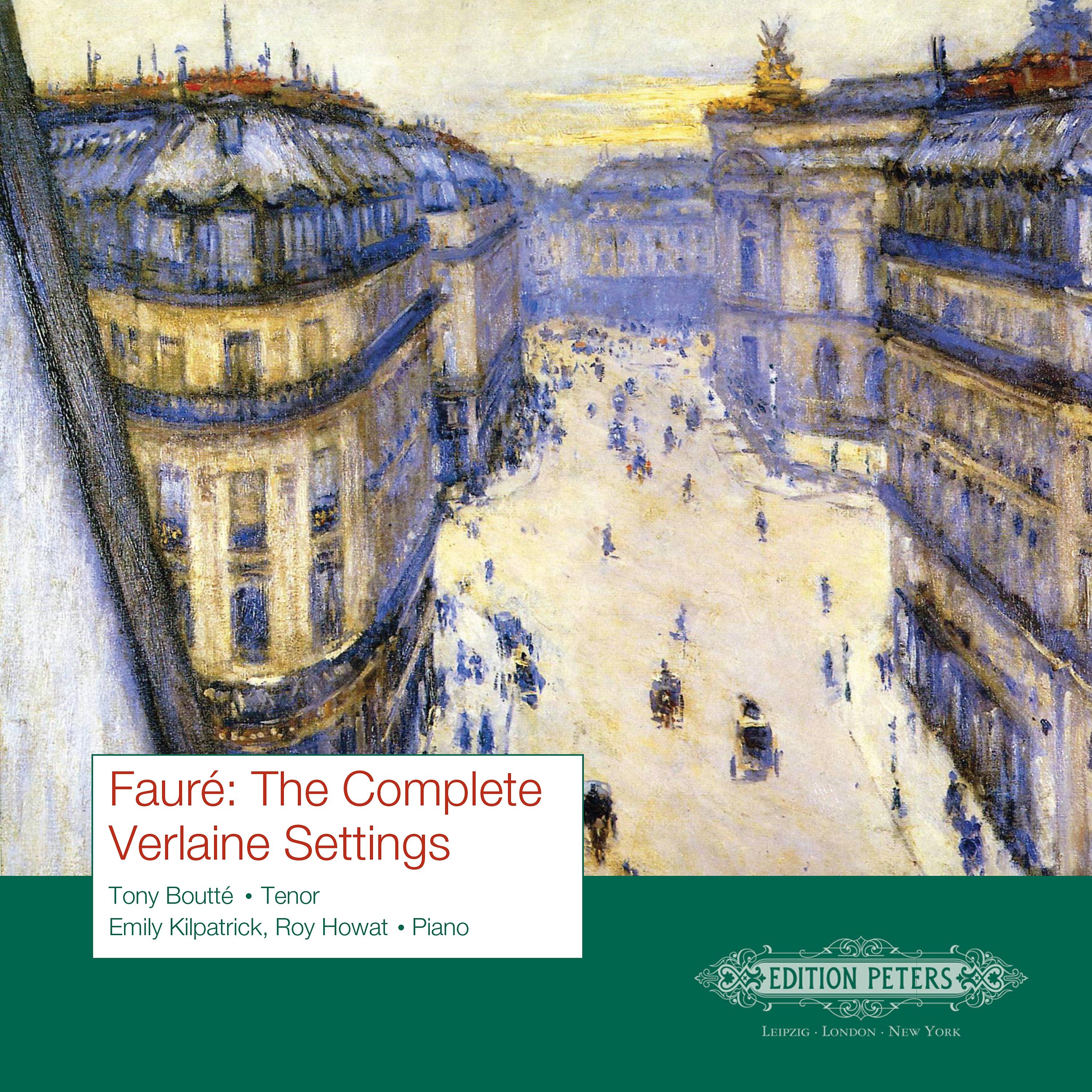 Постер альбома Fauré: The Complete Verlaine Settings