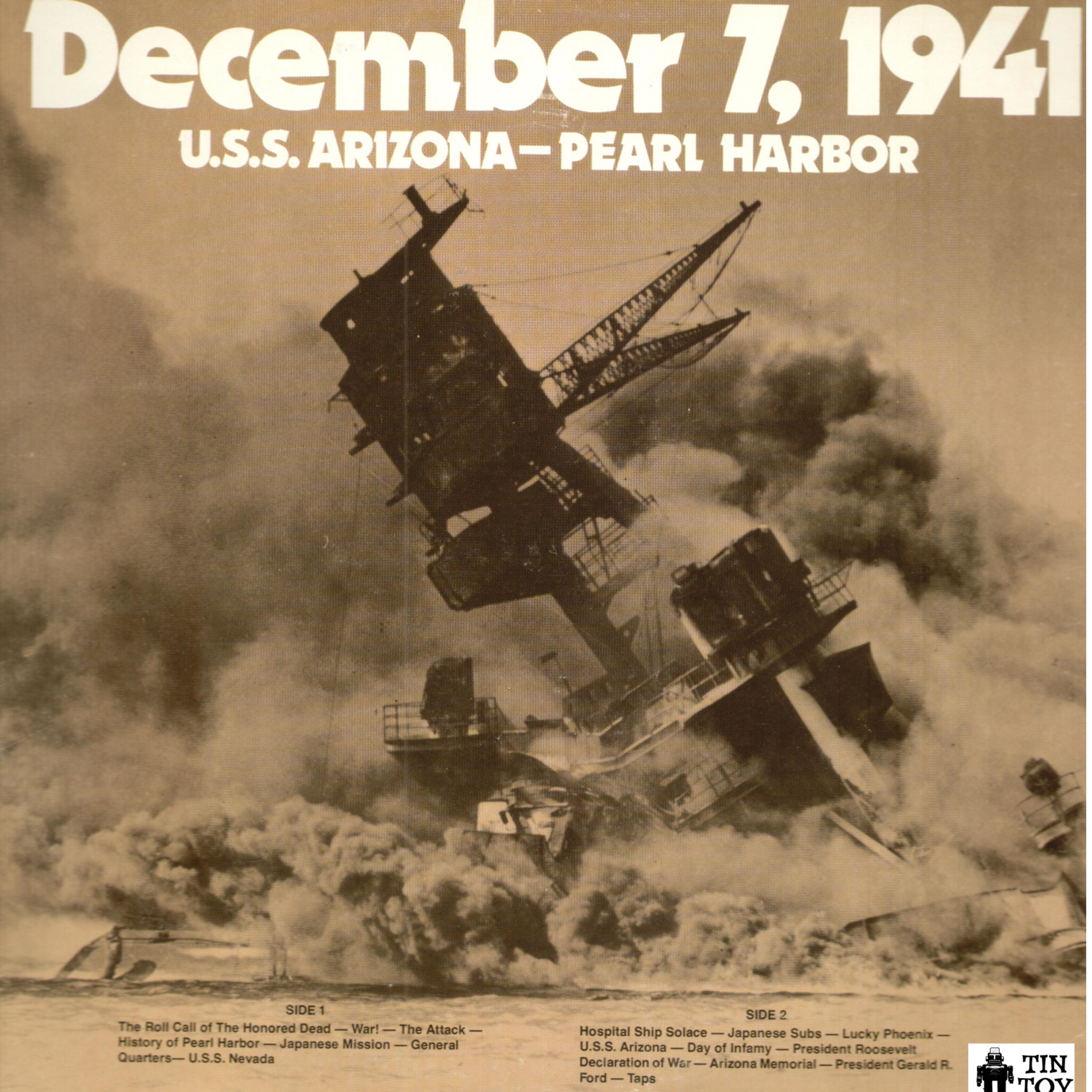 Постер альбома December 7 1941 U.S.S. Arizona Pearl Harbour: The Complete Story of the Bombing of Pearl Harbour 1941