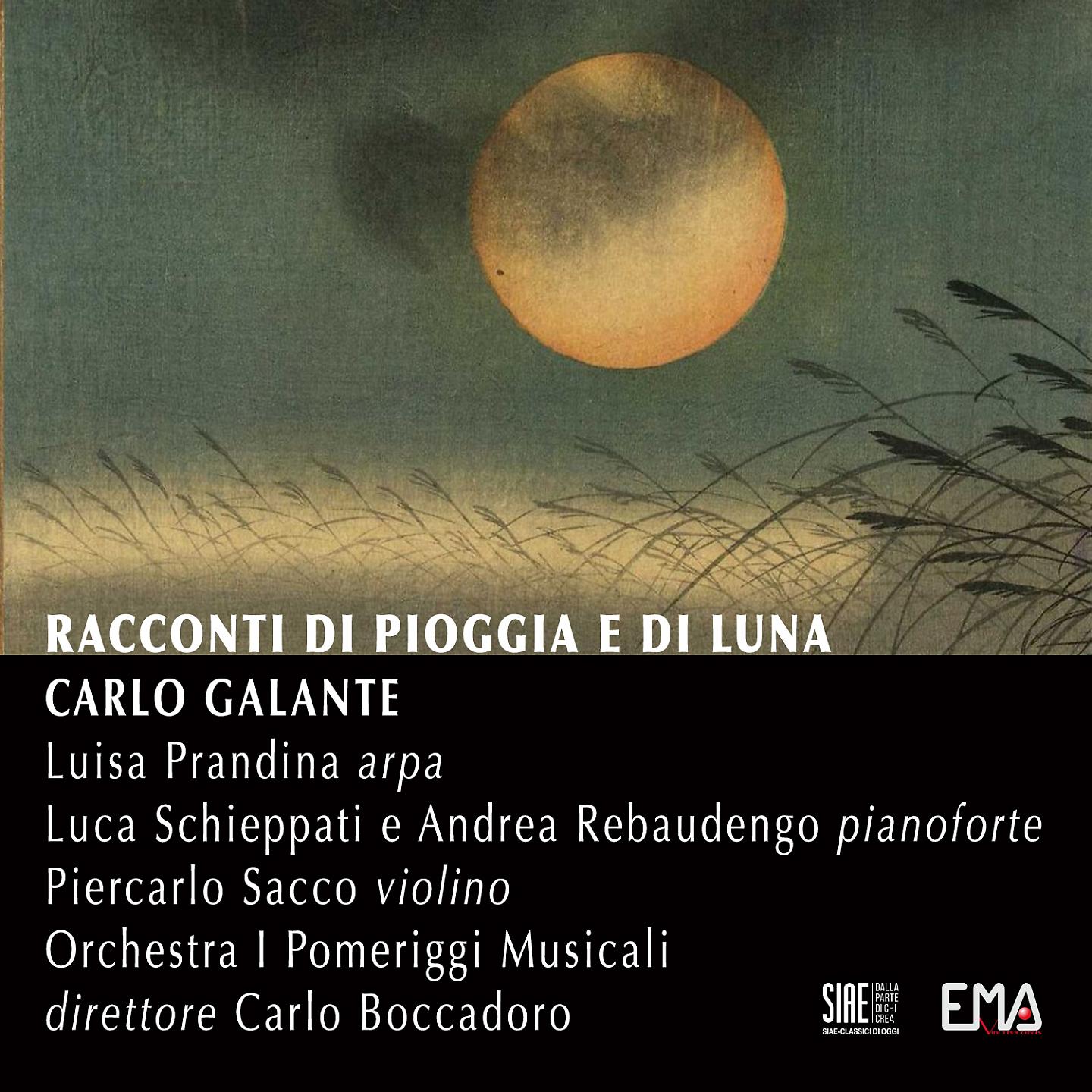 Постер альбома Racconti di Pioggia e di Luna - Carlo Galante