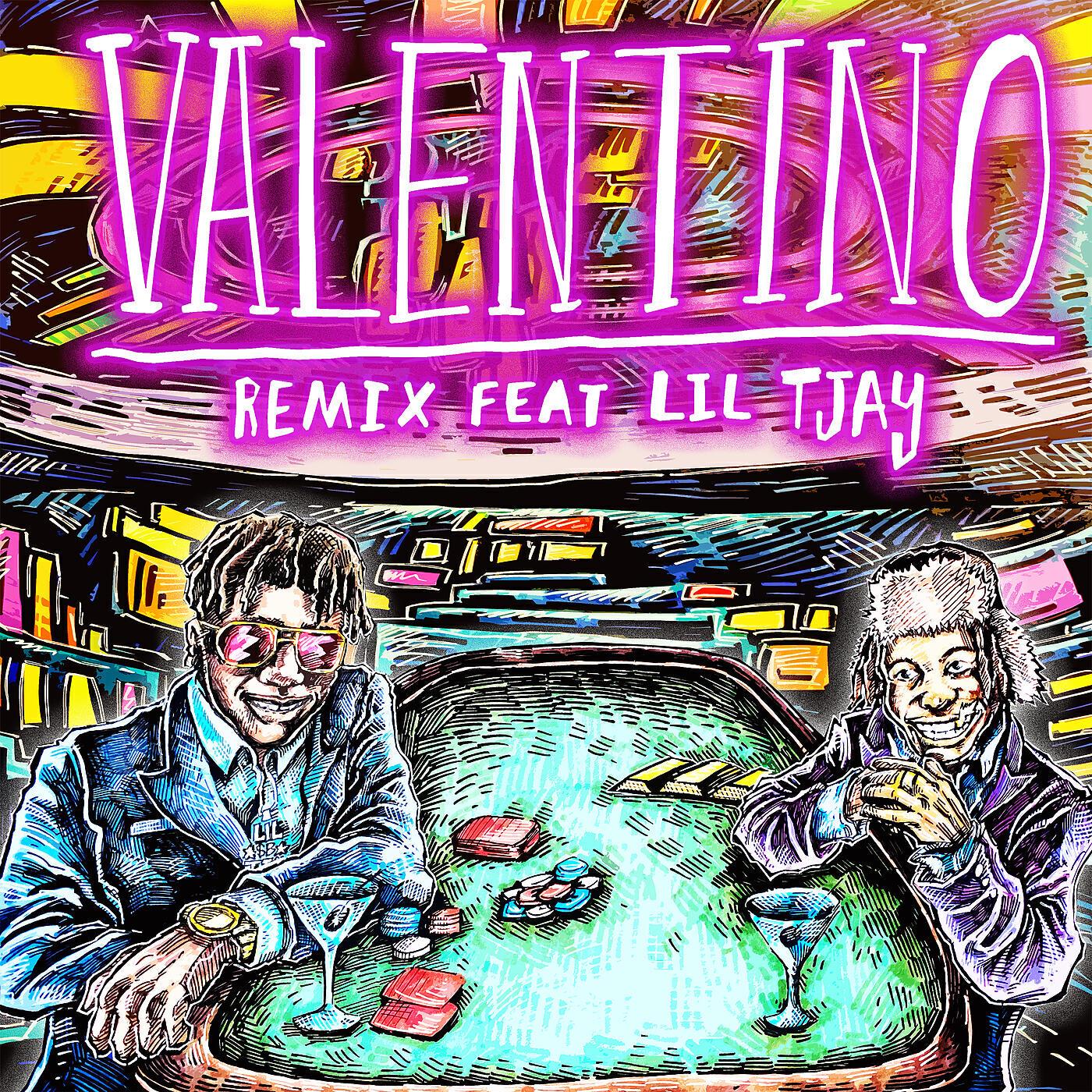 24KGoldn - VALENTINO (Remix)