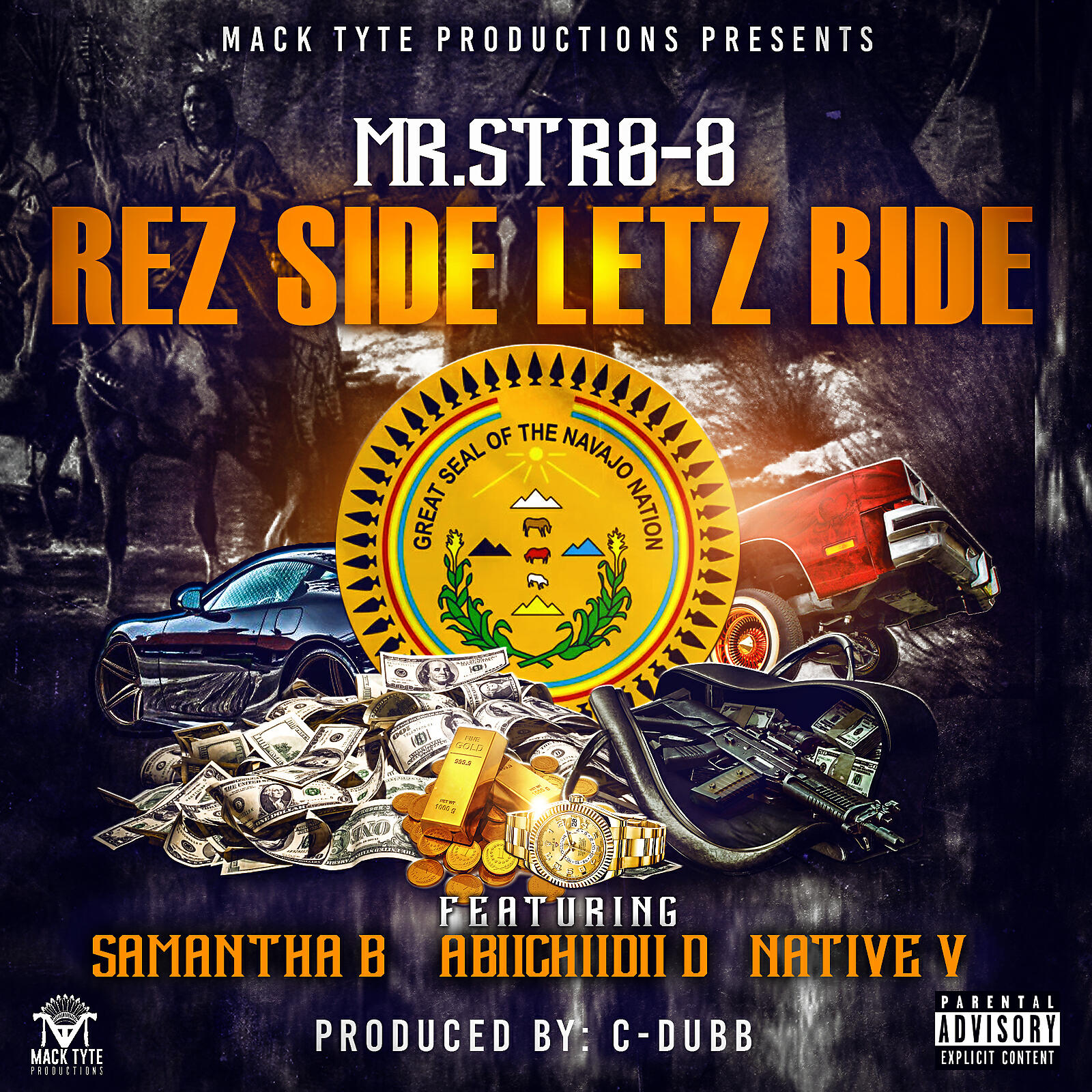Mr.Str8-8 - Rez Side Letz Ride (feat. Samantha B, Abiichiidii D & Native V)
