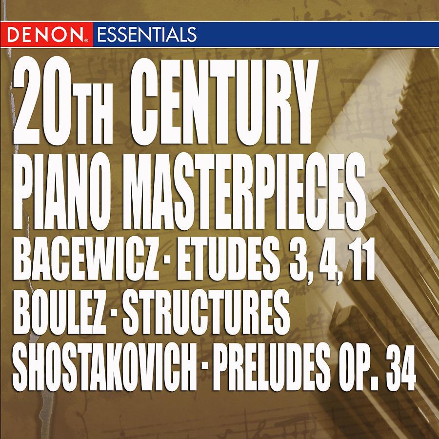 Постер альбома 20th Century Piano Masterpieces