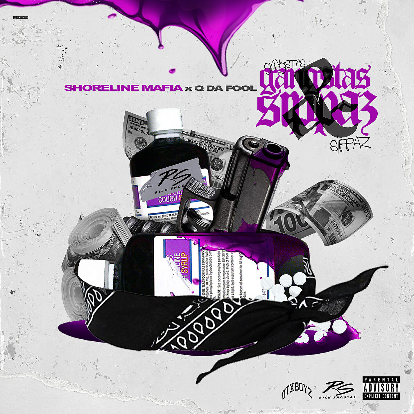 Shoreline Mafia - Gangstas & Sippas (feat. Q Da Fool)