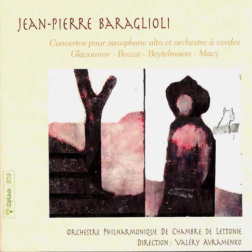 Постер альбома Concertos Pour Saxophone Alto et Orchestre à Cordes