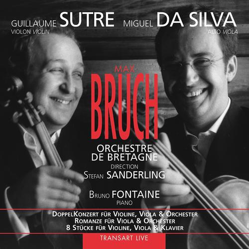 Постер альбома Bruch : DoppelKonzert für Violine, Viola & Orchester - Romanze für Viola & Orchester - 8 Stücke für Violine, Viola & Klavier