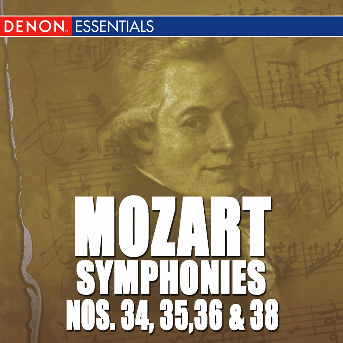 Постер альбома Mozart: Symphonies - Vol. 7 - 34, 35, 36 & 38