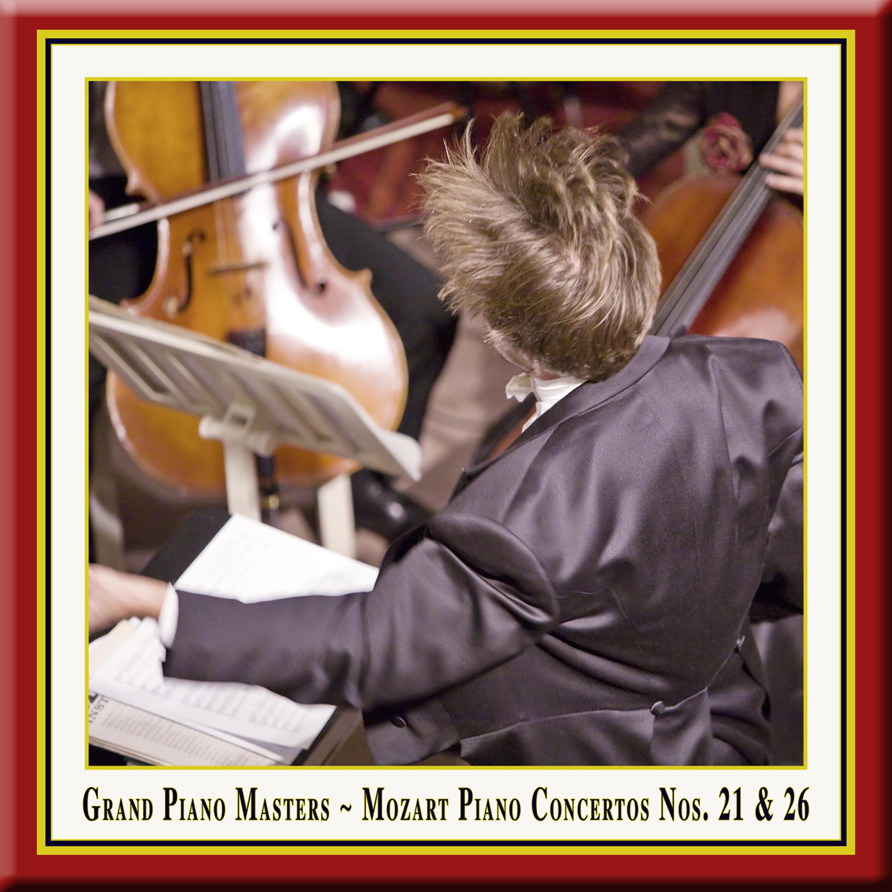 Постер альбома Grand Piano Masters - Mozart: Piano Concertos No. 21 & No. 26 "Coronation"
