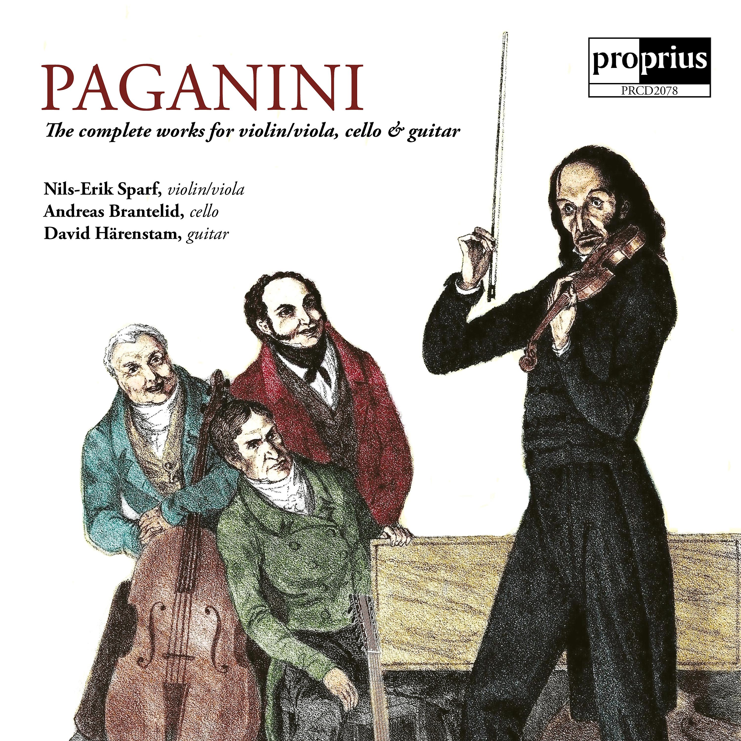 Постер альбома Paganini - The Complete Works for Violin/Viola, Cello & Guitar