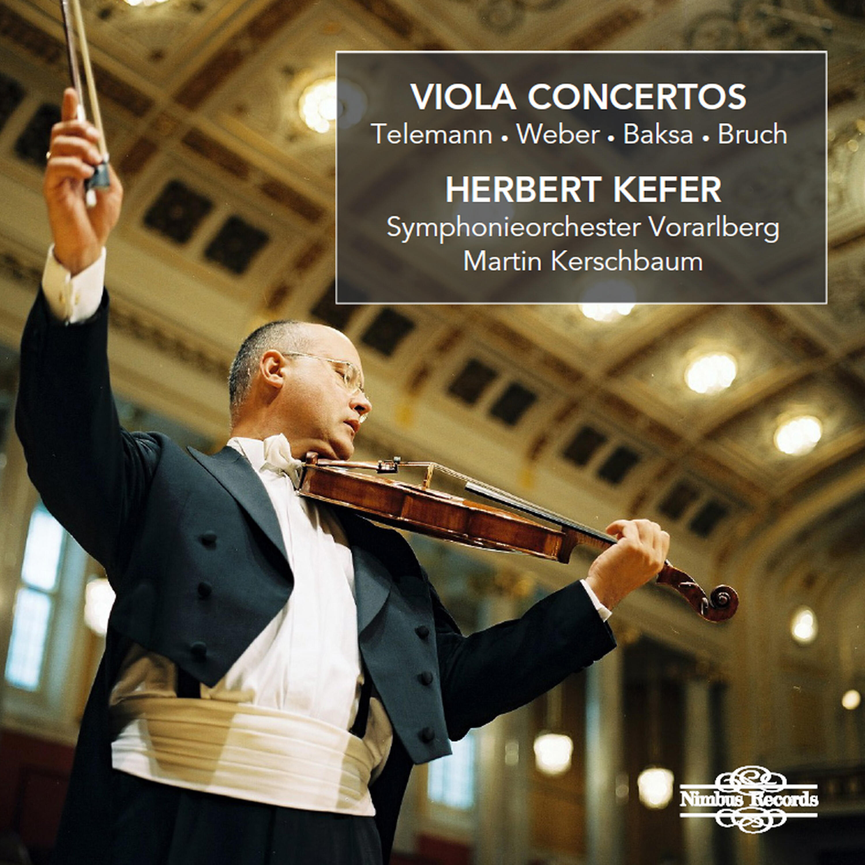 Herbert Kefer - Viola Concerto in G Major, TWV 51:G9: IV. Presto
