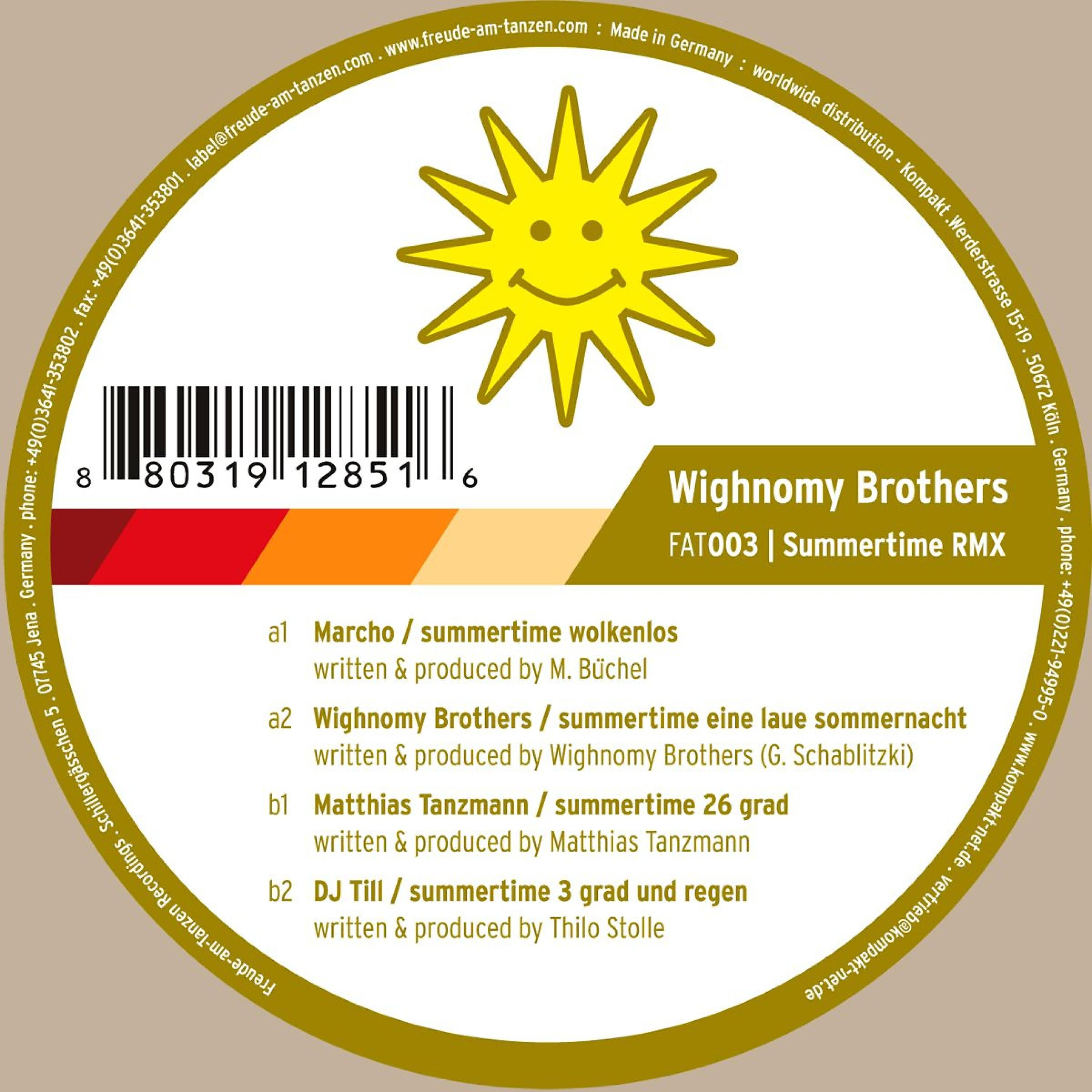 Wighnomy Brothers - Summertime (Matthias Tanzmann 26 Grad Remix)