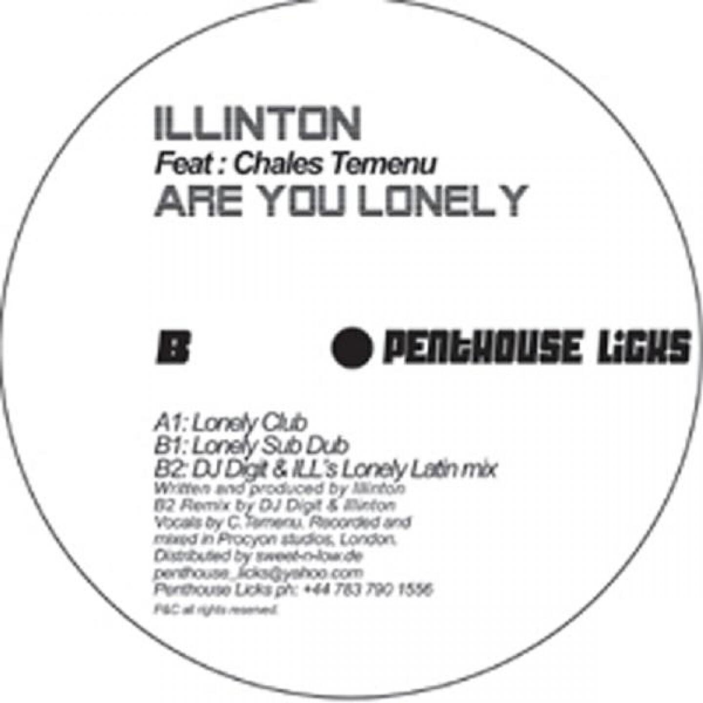 Illinton - Are you Lonely (Lonely Club Mix)