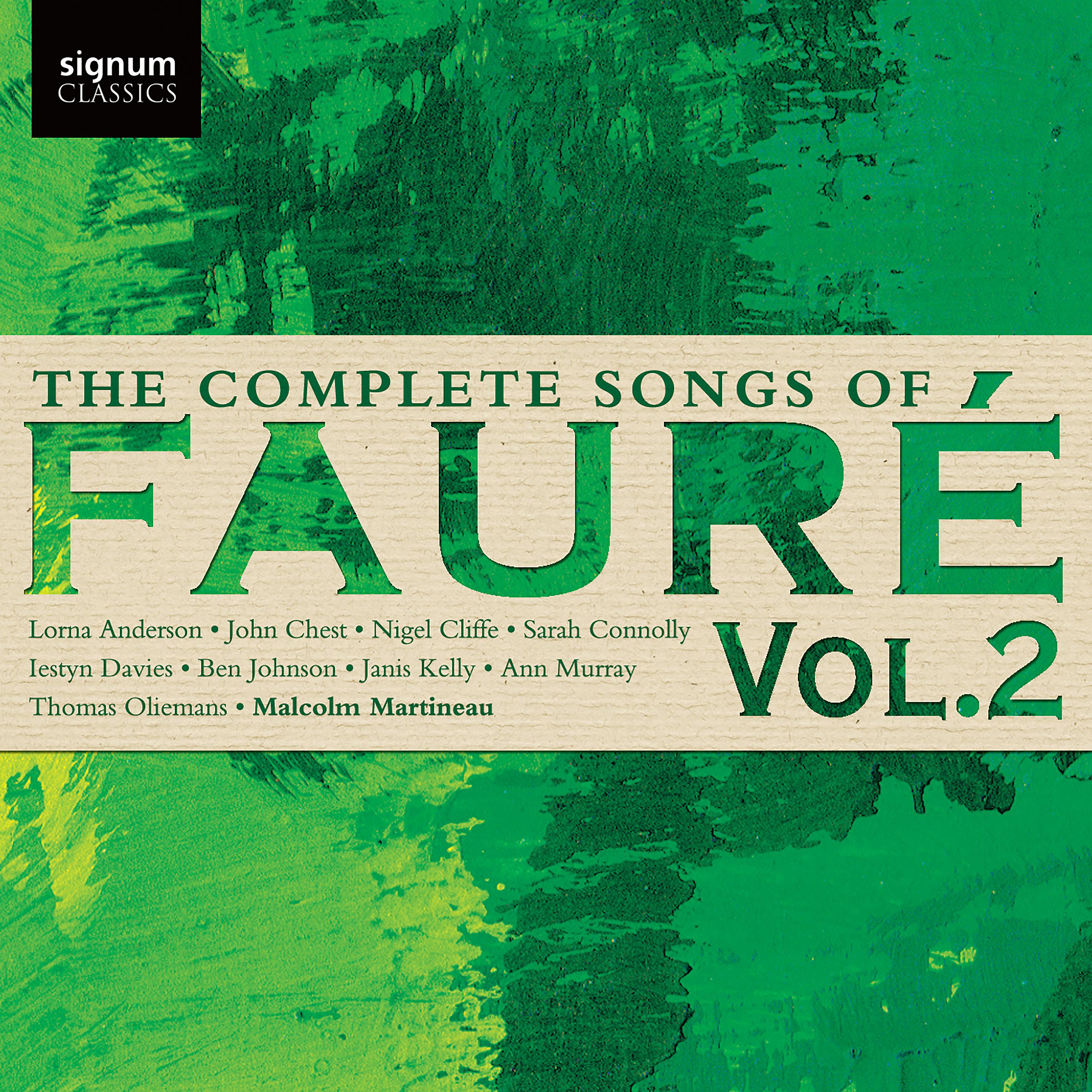 Постер альбома The Complete Songs of Fauré, Vol. 2