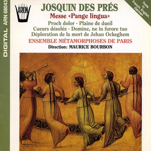 Постер альбома Josquin des Prés : Messe "Pange lingua"