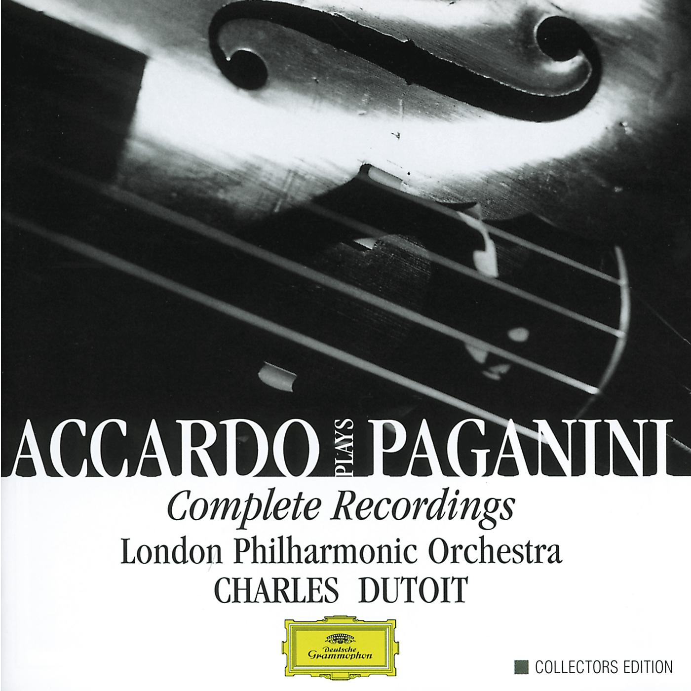 Постер альбома Accardo Plays Paganini- Complete Recordings