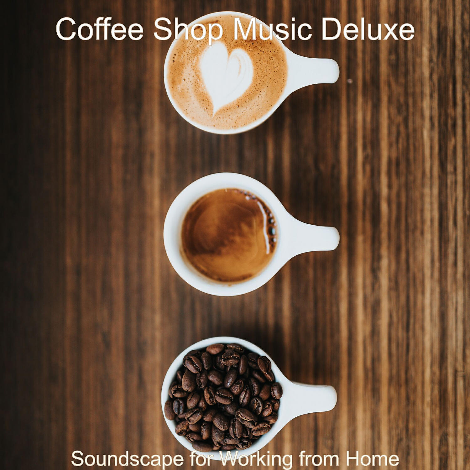 Coffee Shop Music Deluxe - Backdrop for Work from Home - Beautiful Guitar