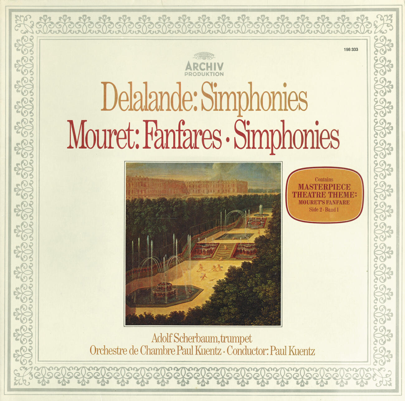 Adolf Scherbaum - Mouret: Suites de Symphonies: Second Suite - 5. Fanfare - Air