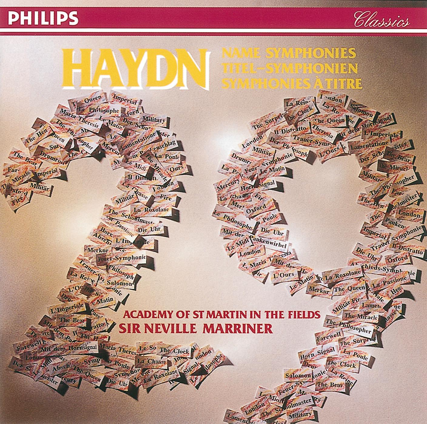 Постер альбома Haydn: 29 Named Symphonies