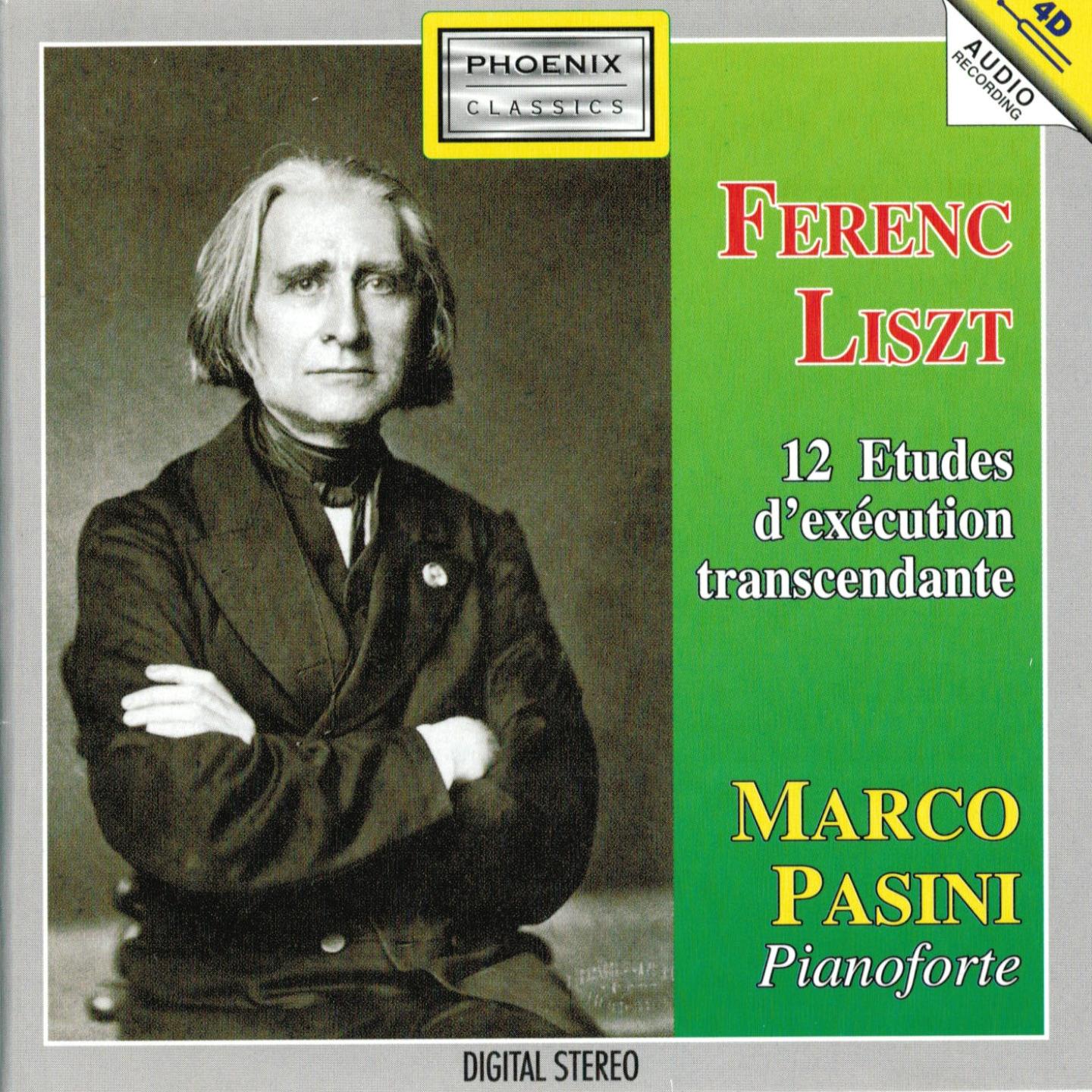 Постер альбома Ferenc Liszt: 12 Etudes d'exécution transcendante