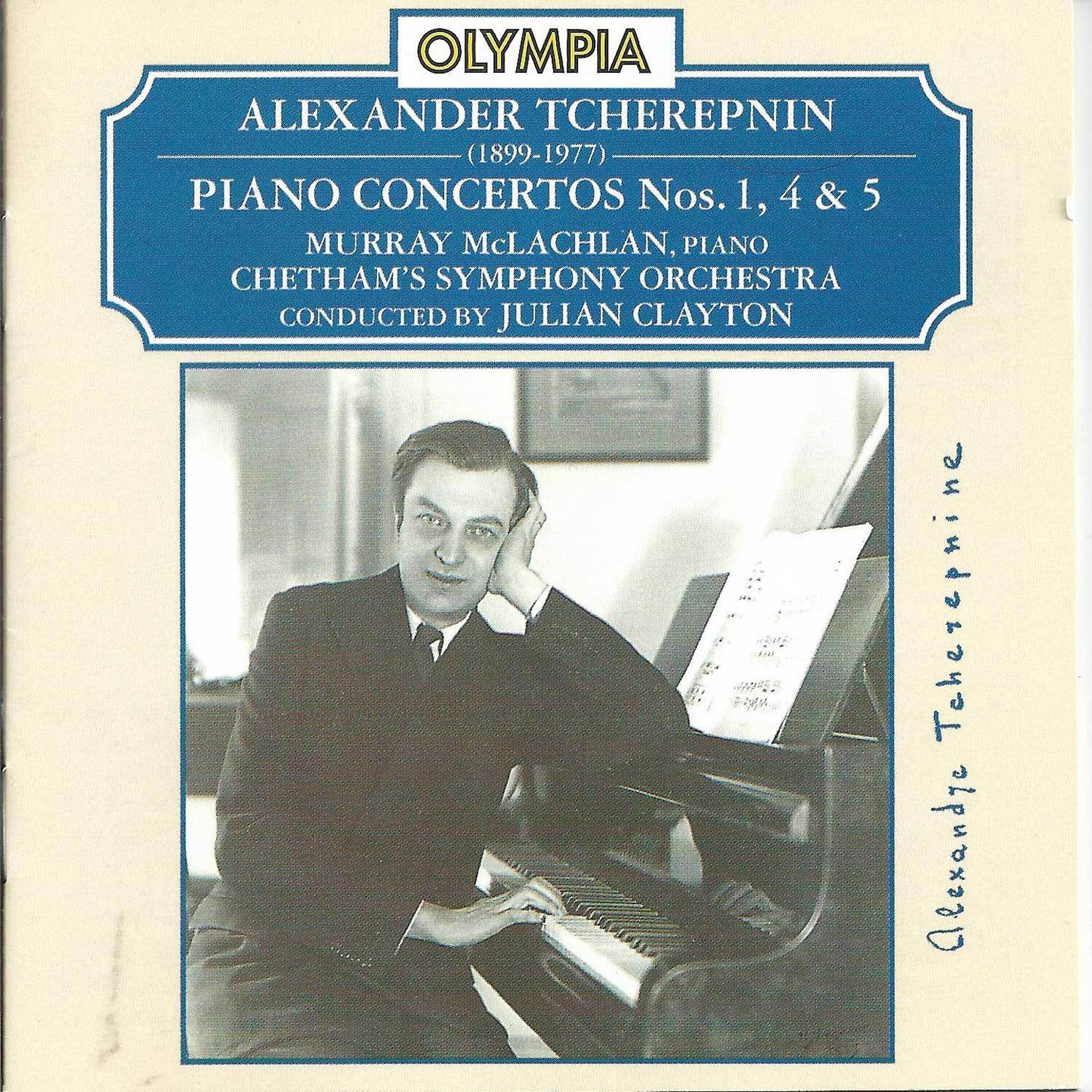 Постер альбома Alexander Tcherepnin: Piano concertos 1, 4 & 5