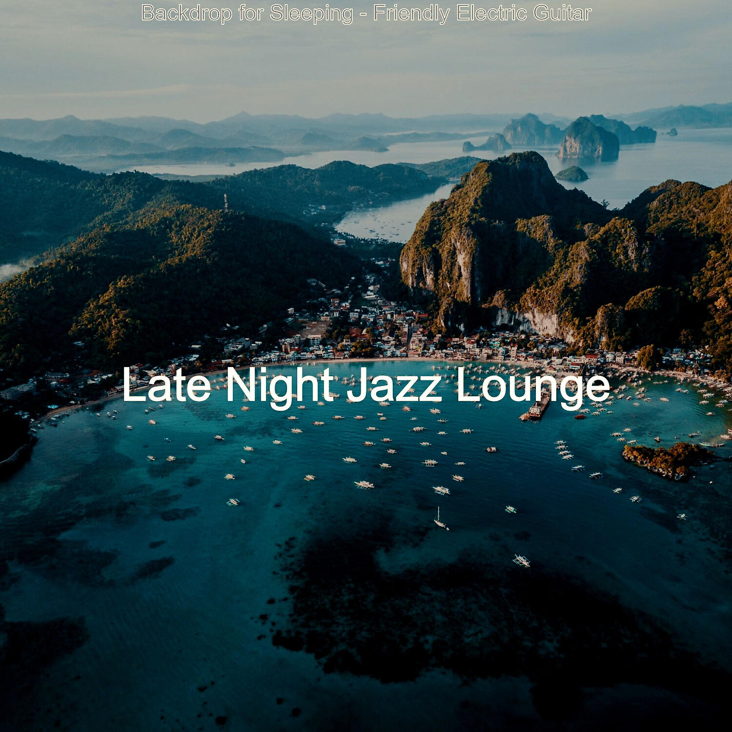 Late Night Jazz Lounge - Backdrop for Stress Relief - Electric Guitar