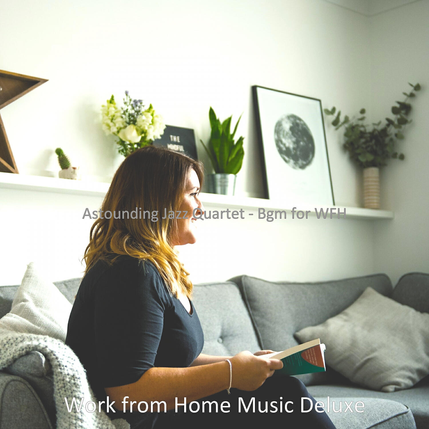 Work from Home Music Deluxe - Energetic Smooth Jazz Guitar - Ambiance for Virtual Classes