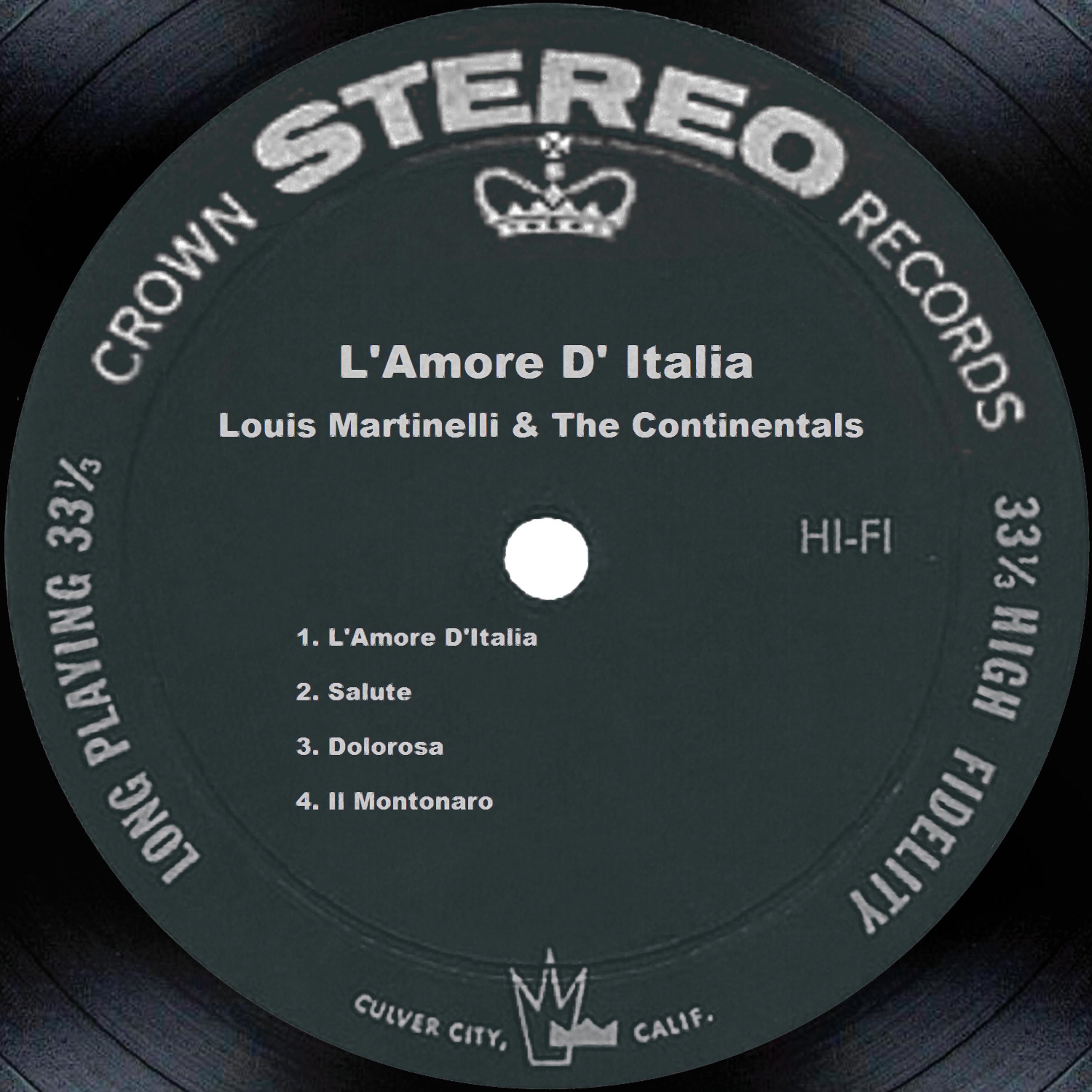 Постер альбома L'Amore D' Italia