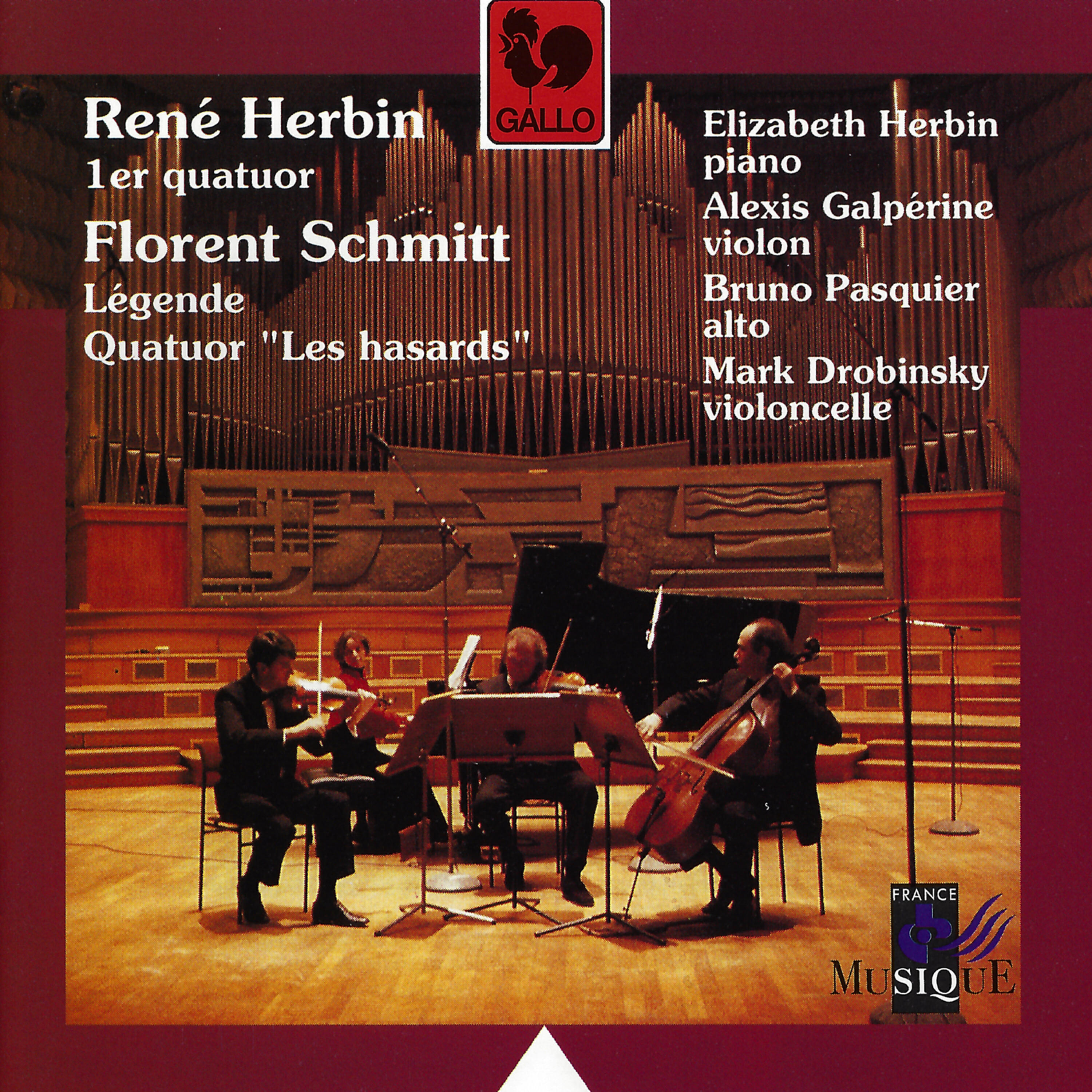Elizabeth Herbin - Les hasards for Piano & String Trio, Op. 96: IV. Bourrée-bourrasque