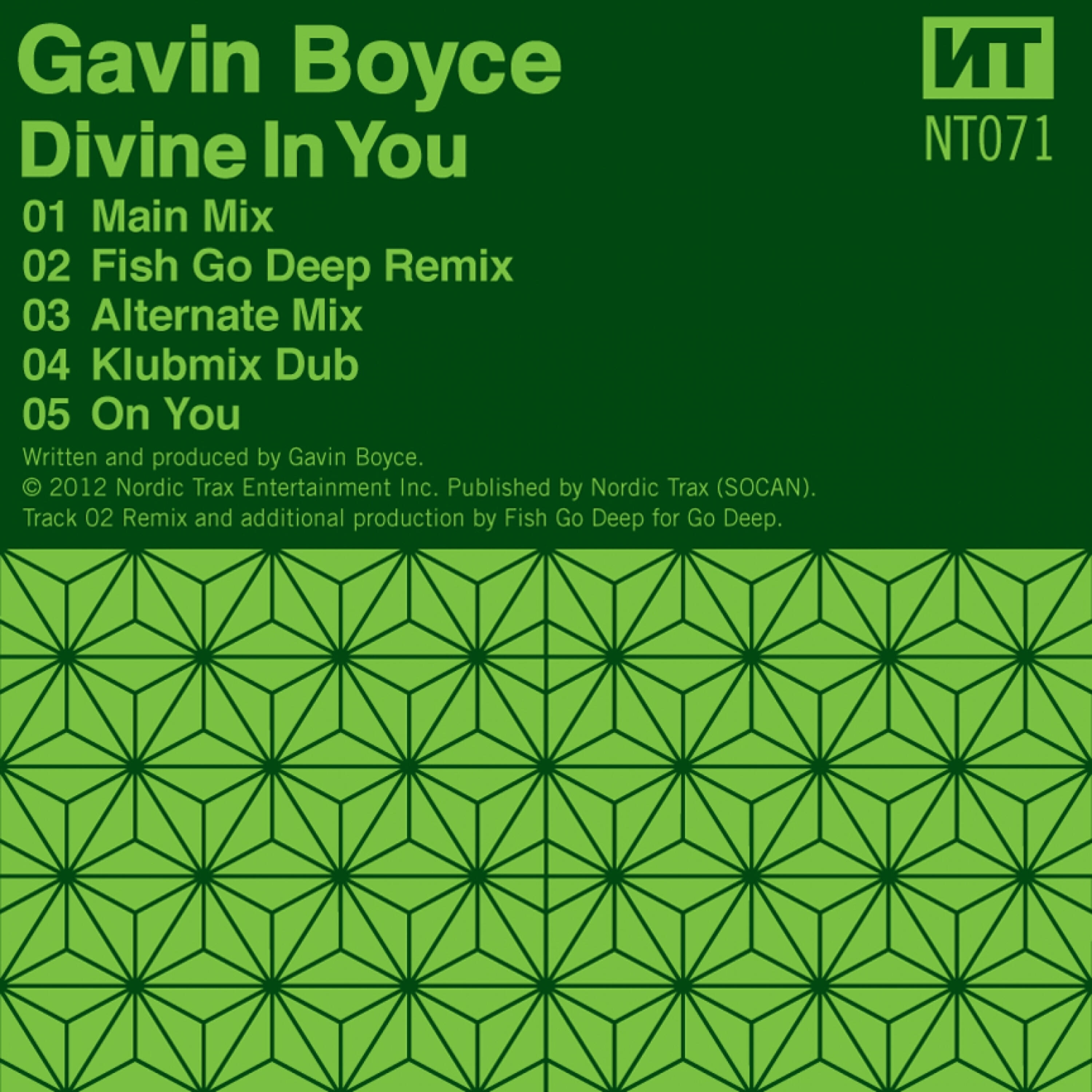 Gavin Boyce - Divine in You (Klubmix)
