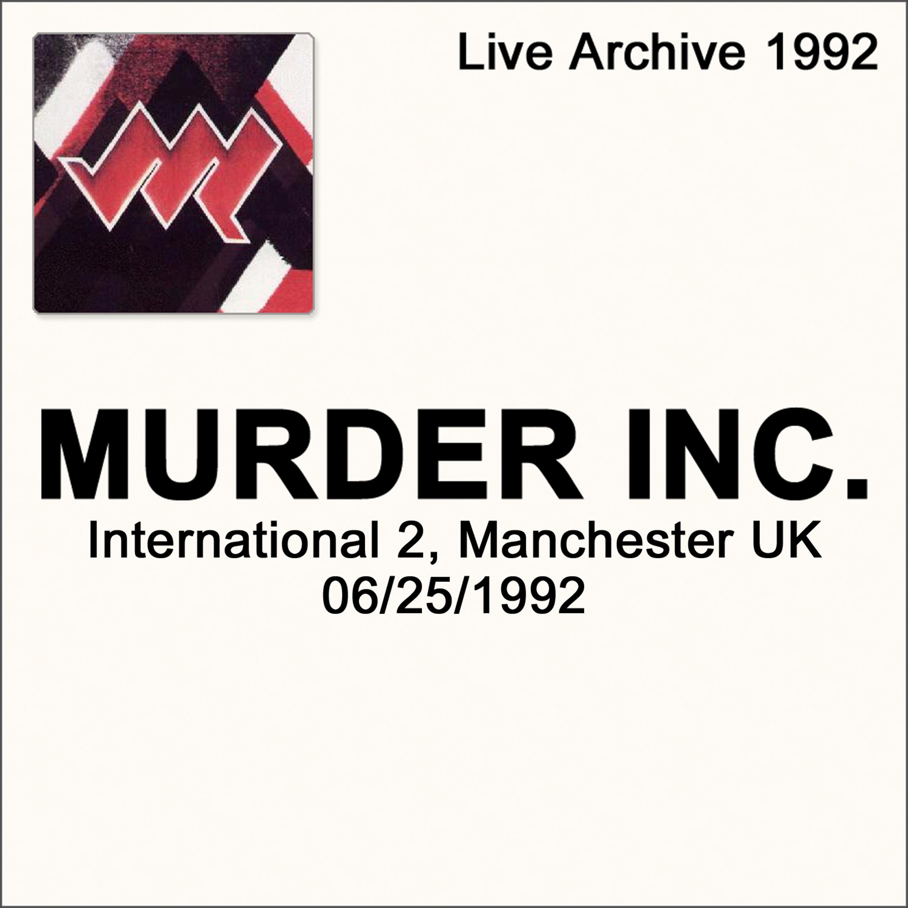 Постер альбома International 2, Manchester, UK 6/25/1992