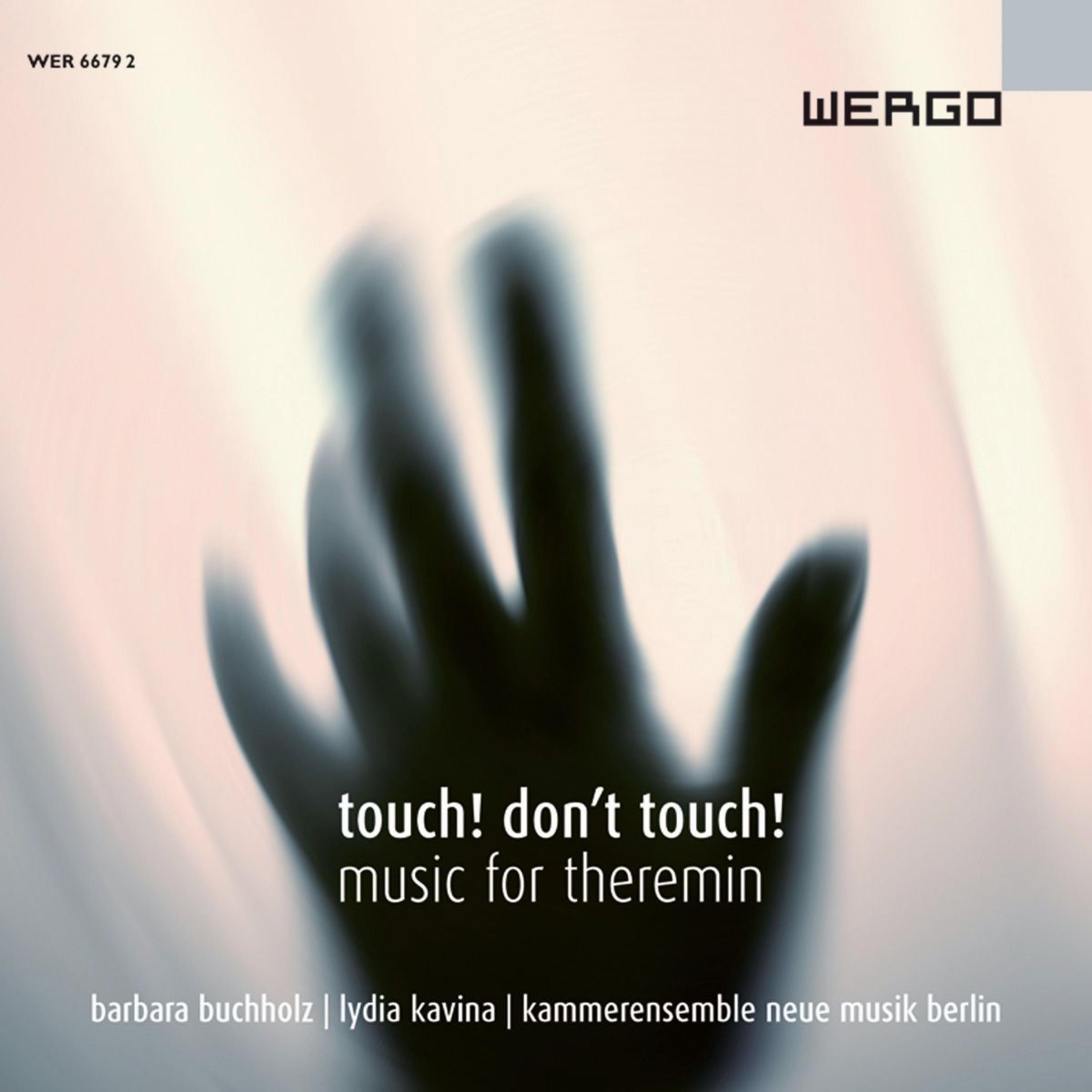 Постер альбома touch! don touch! music for theremin