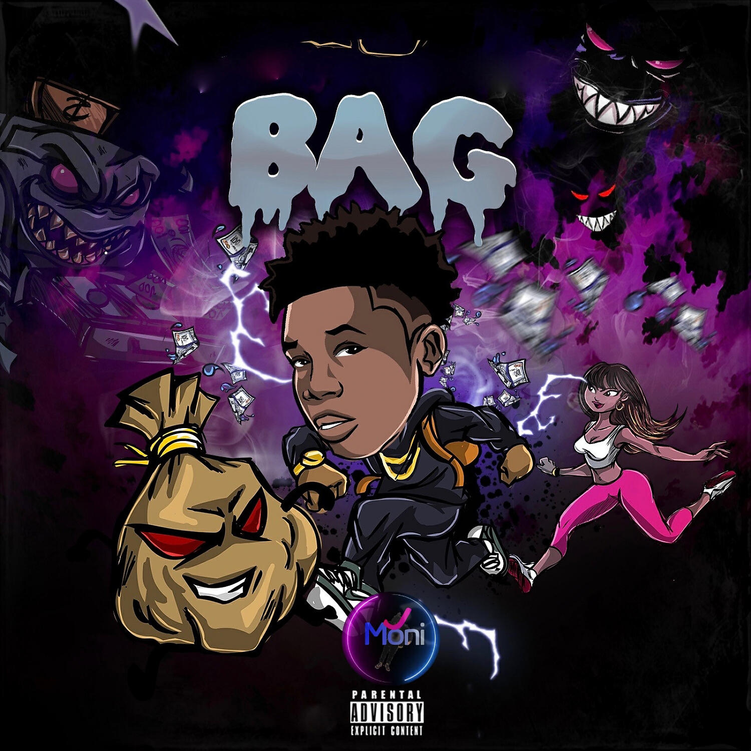 J Moni - BAG (feat. Plato's Moshpit)