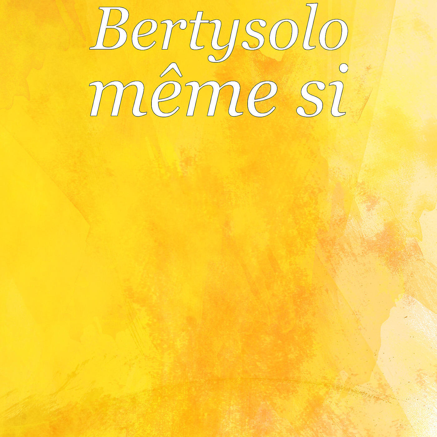 BERTYSOLO - Vertigo